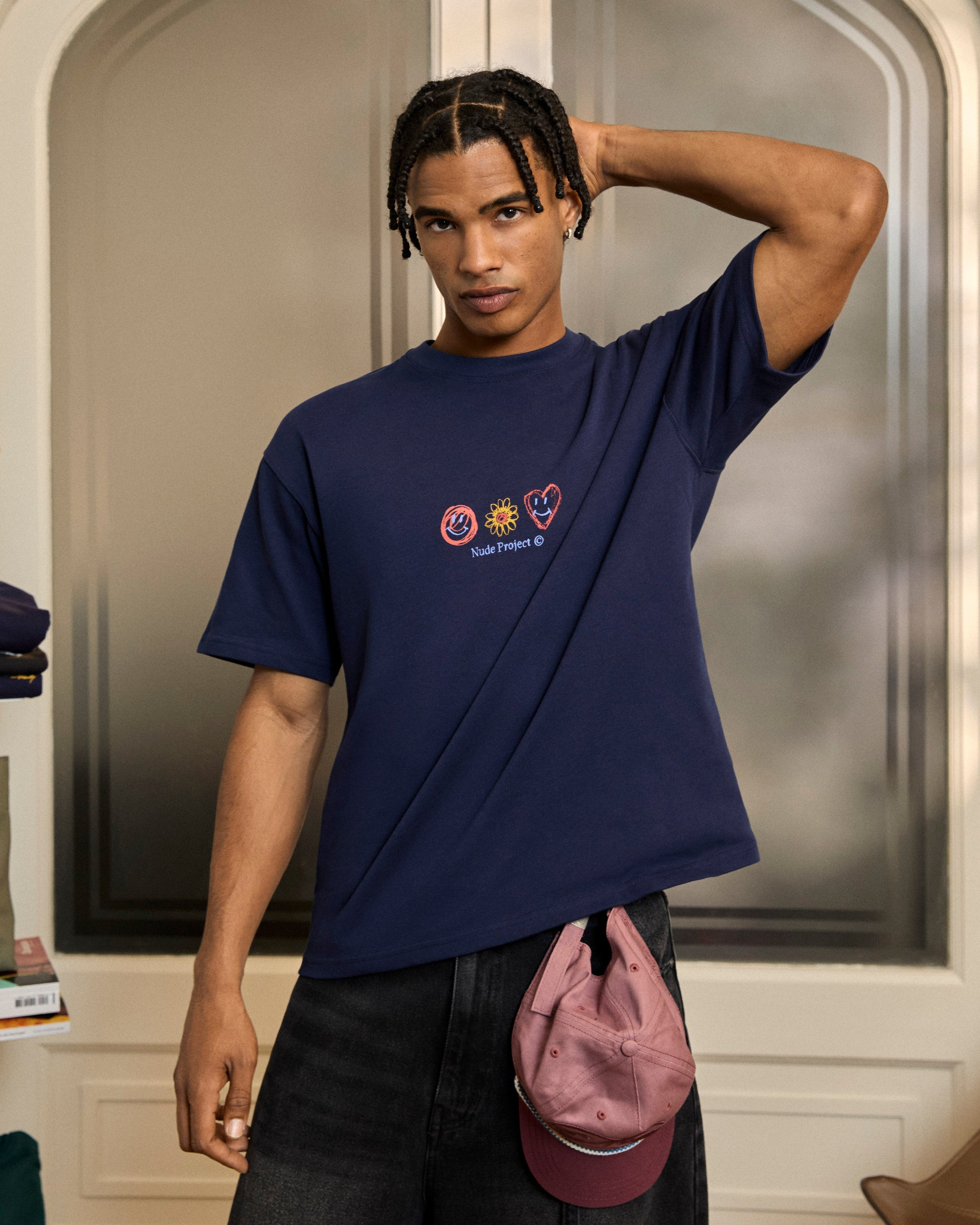 Jarron Tee Navy Nude Project México Oficial Nude Project Mexico