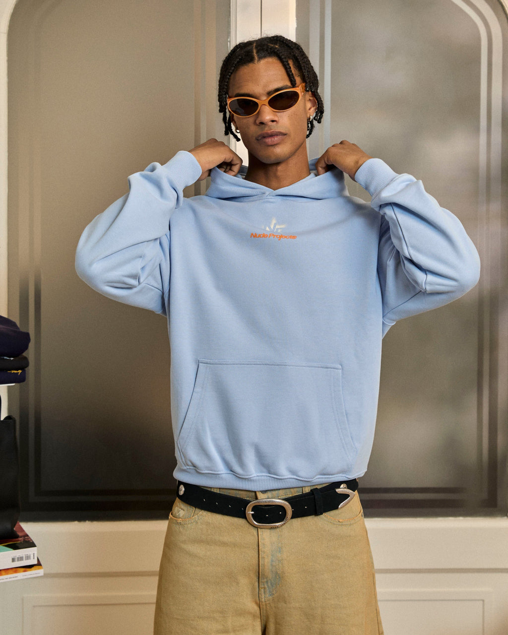 Seoul Hoodie Light Blue Nude Project México Oficial Nude Project Mexico