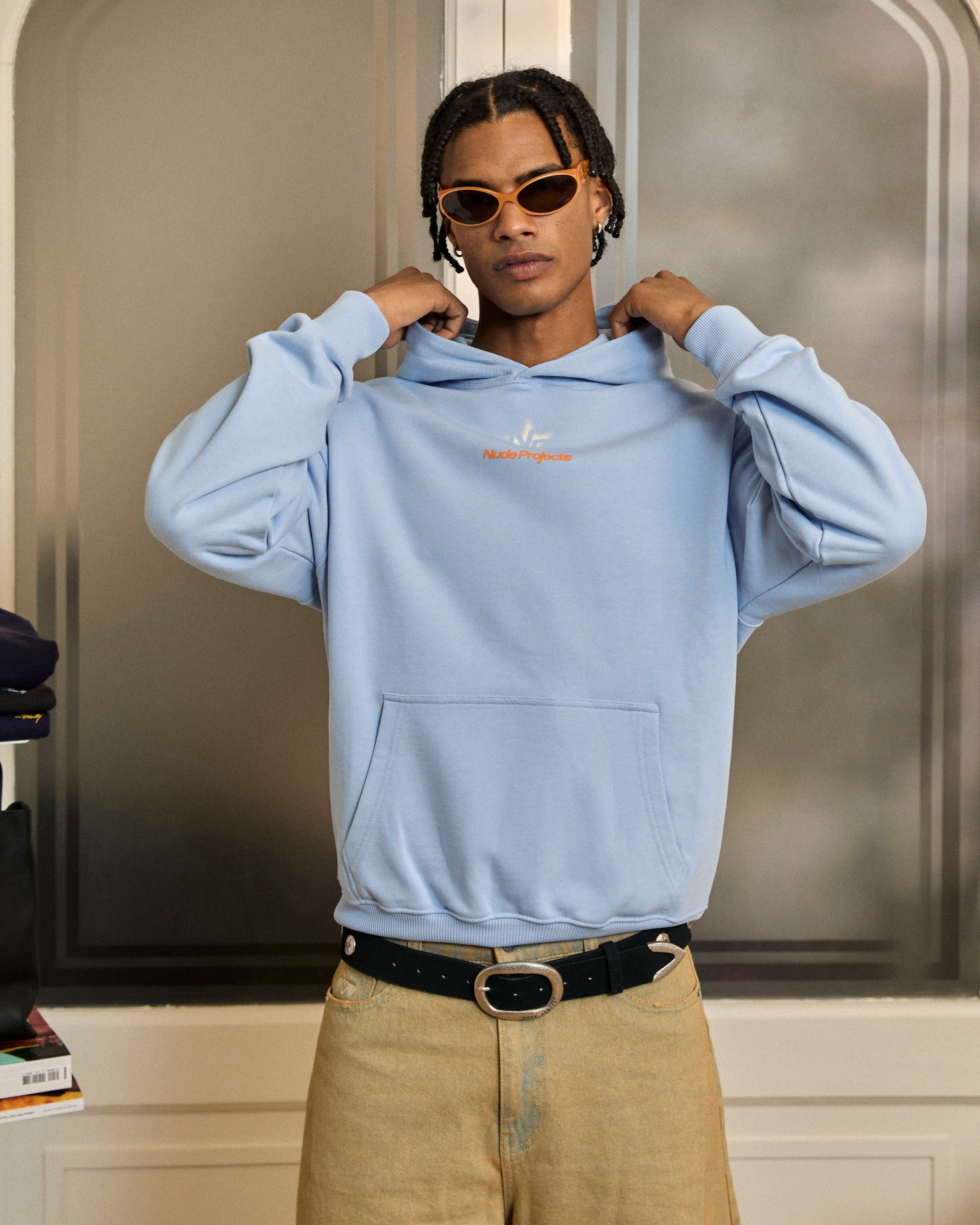 Seoul Hoodie Light Blue Nude Project México Oficial Nude Project Mexico