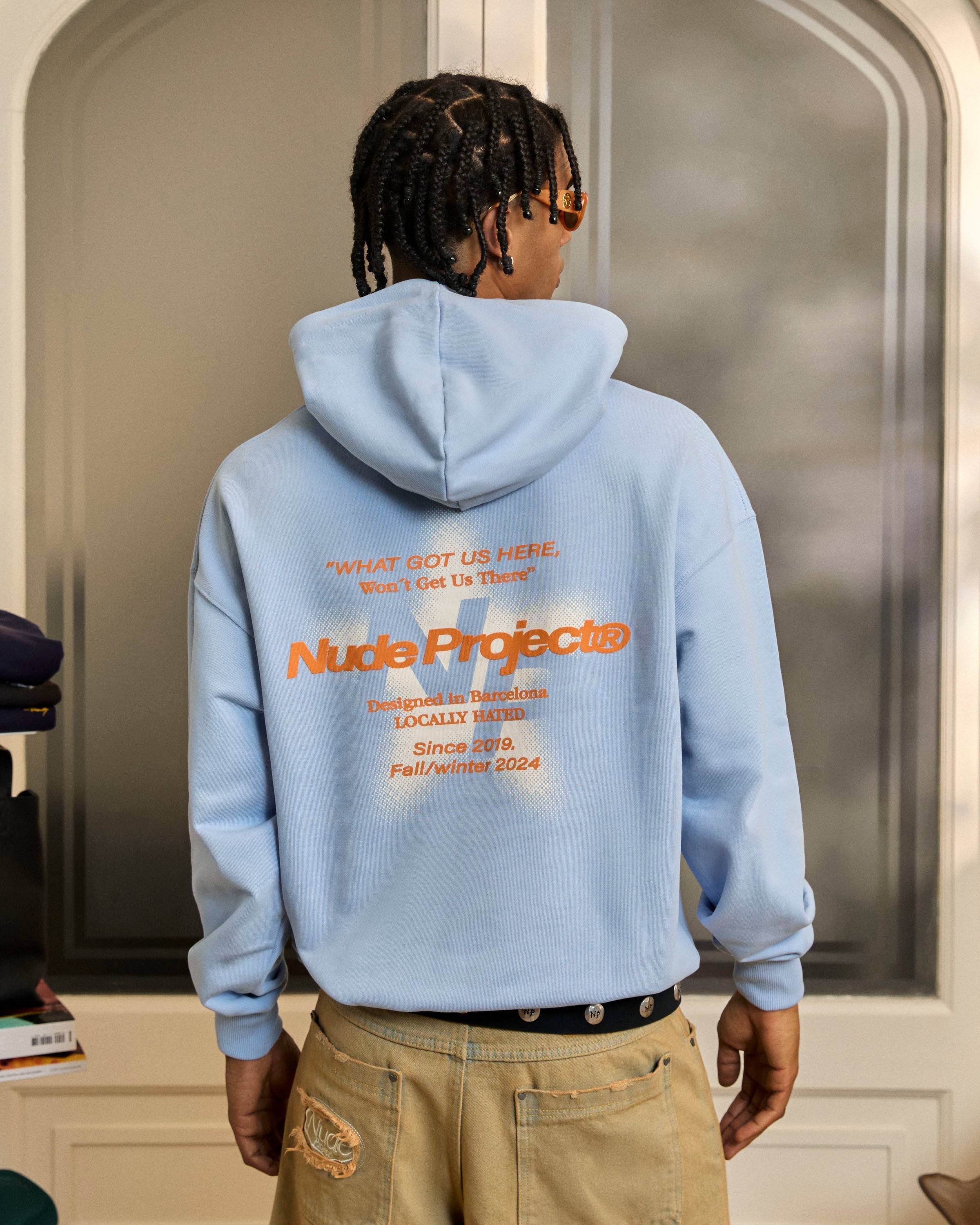 Seoul Hoodie Light Blue Nude Project México Oficial Nude Project Mexico