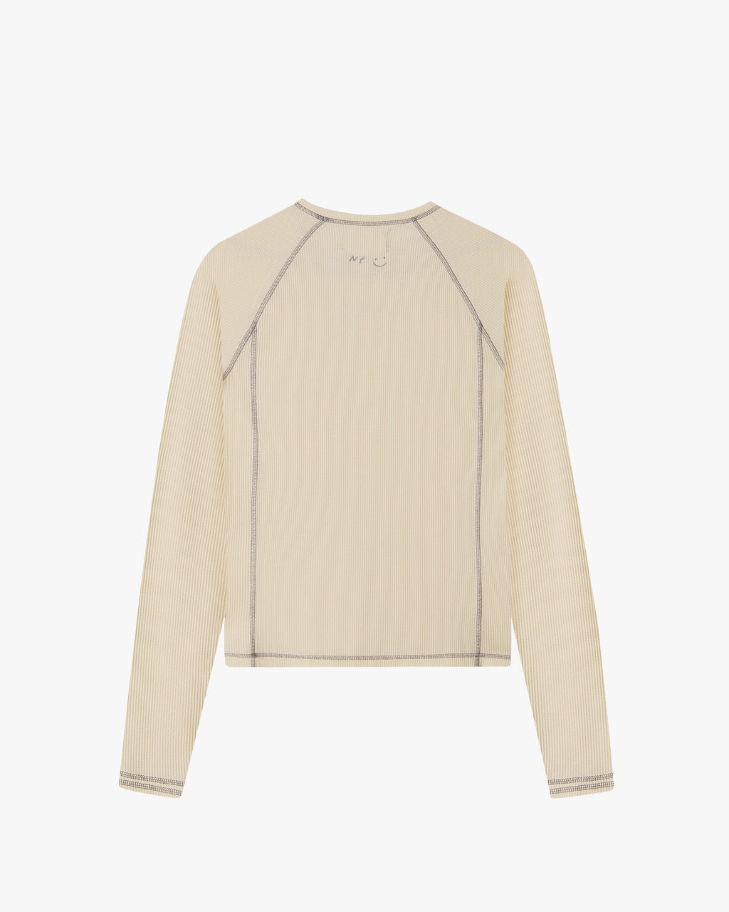 Waffle Long-Sleeve Tee 2 Pack Marshmallow/Black Nude Project México Oficial Nude Project Mexico
