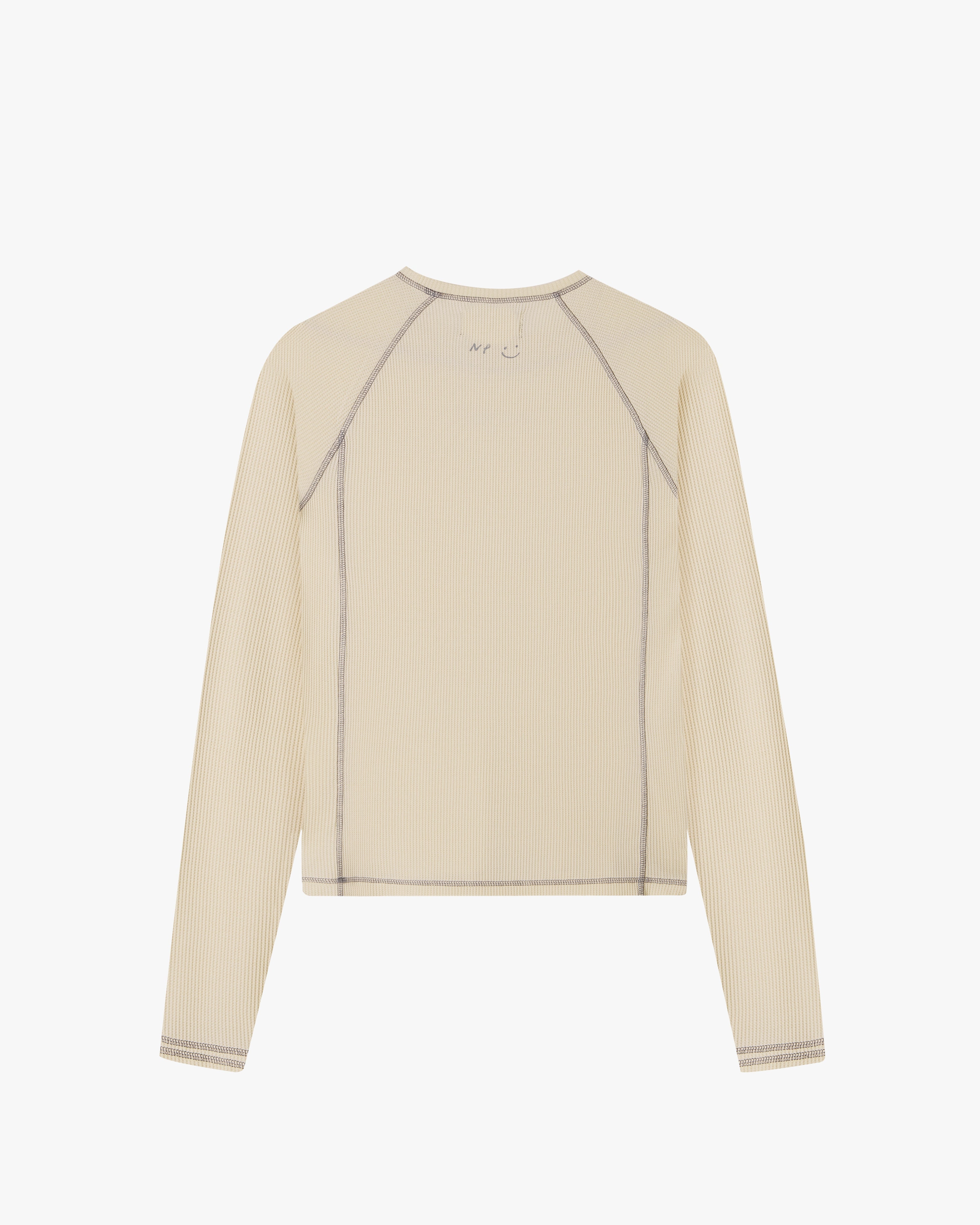 Waffle Long-Sleeve Tee 2 Pack Marshmallow/Black Nude Project México Oficial Nude Project Mexico