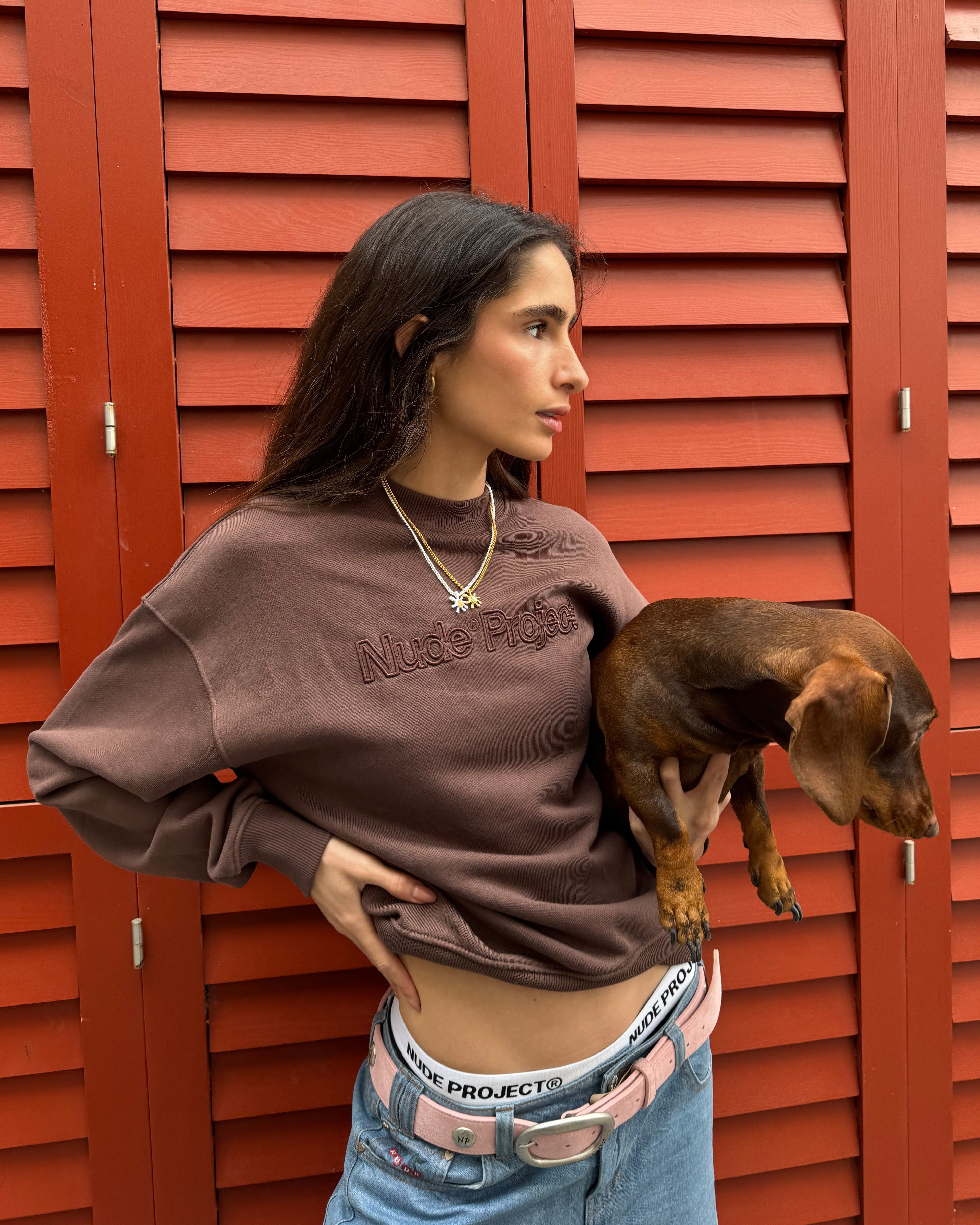 Brun Sweatshirt Brown Nude Project México Oficial Nude Project Mexico