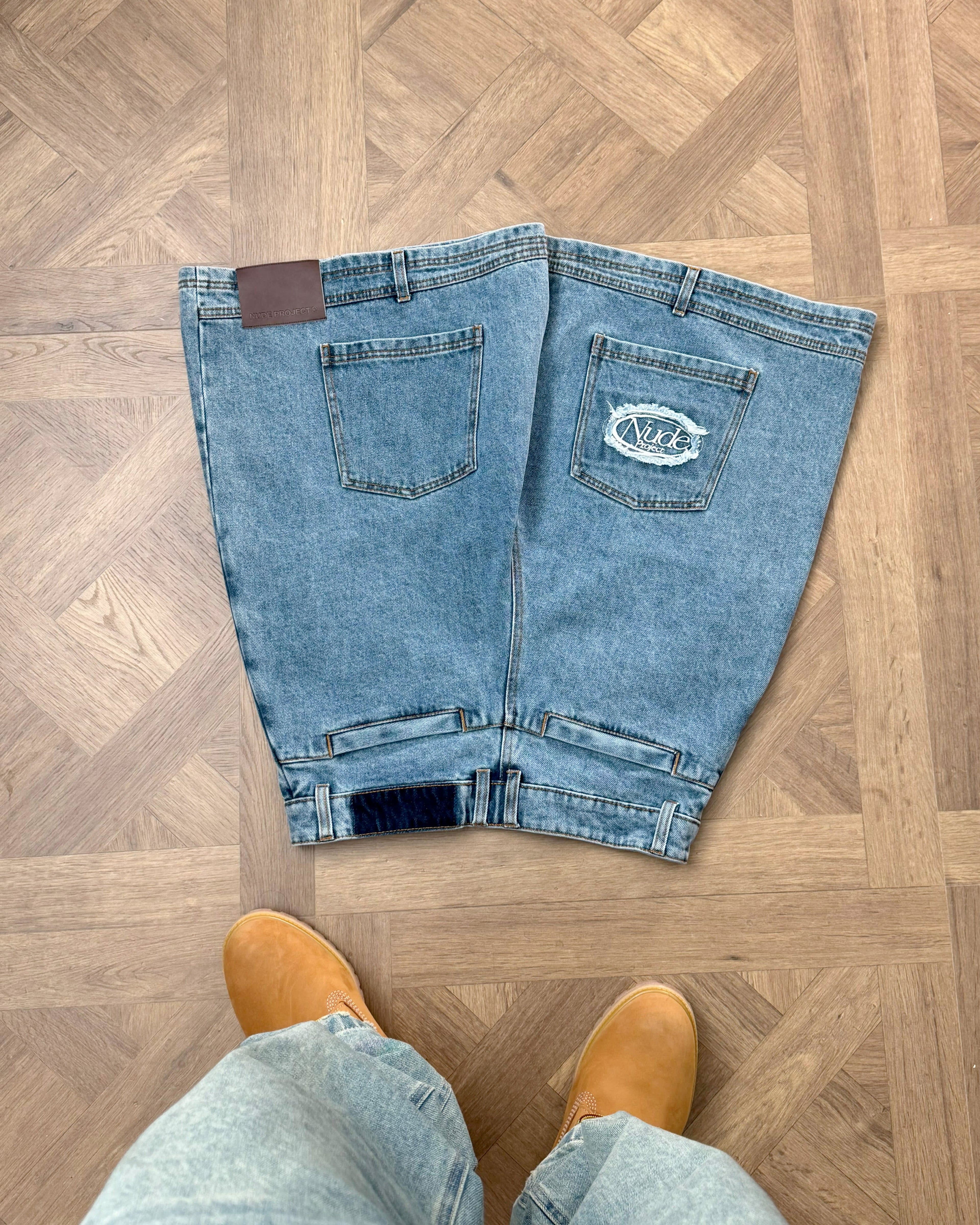 Updown Denim Shorts