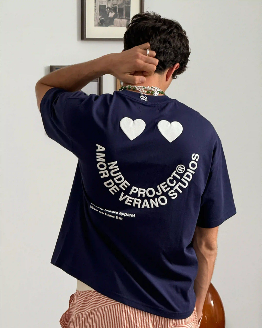 Happy Tee Navy