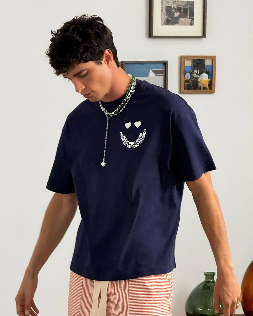 Happy Tee Navy