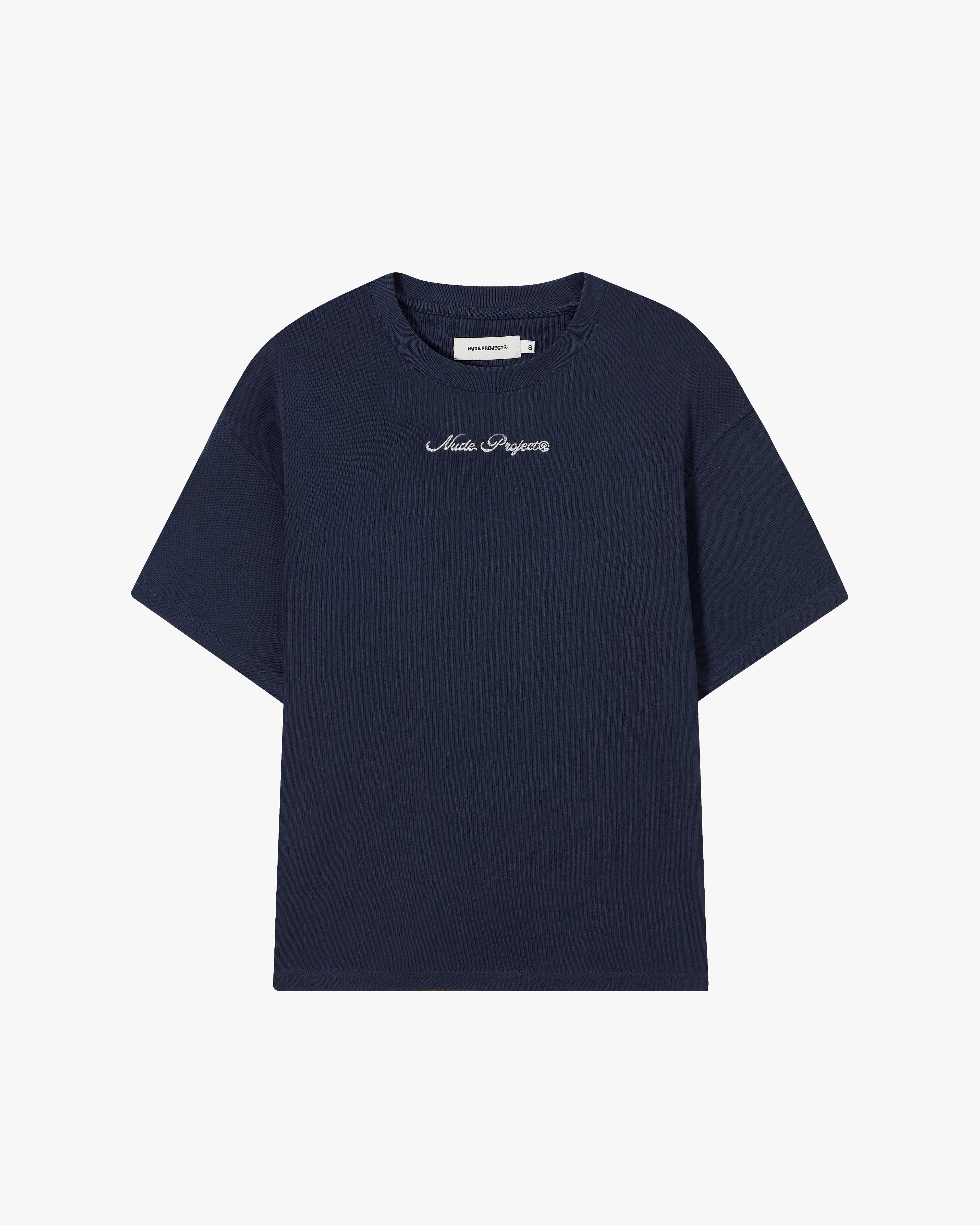 Peach Tee Navy Nude Project México Oficial Nude Project Mexico