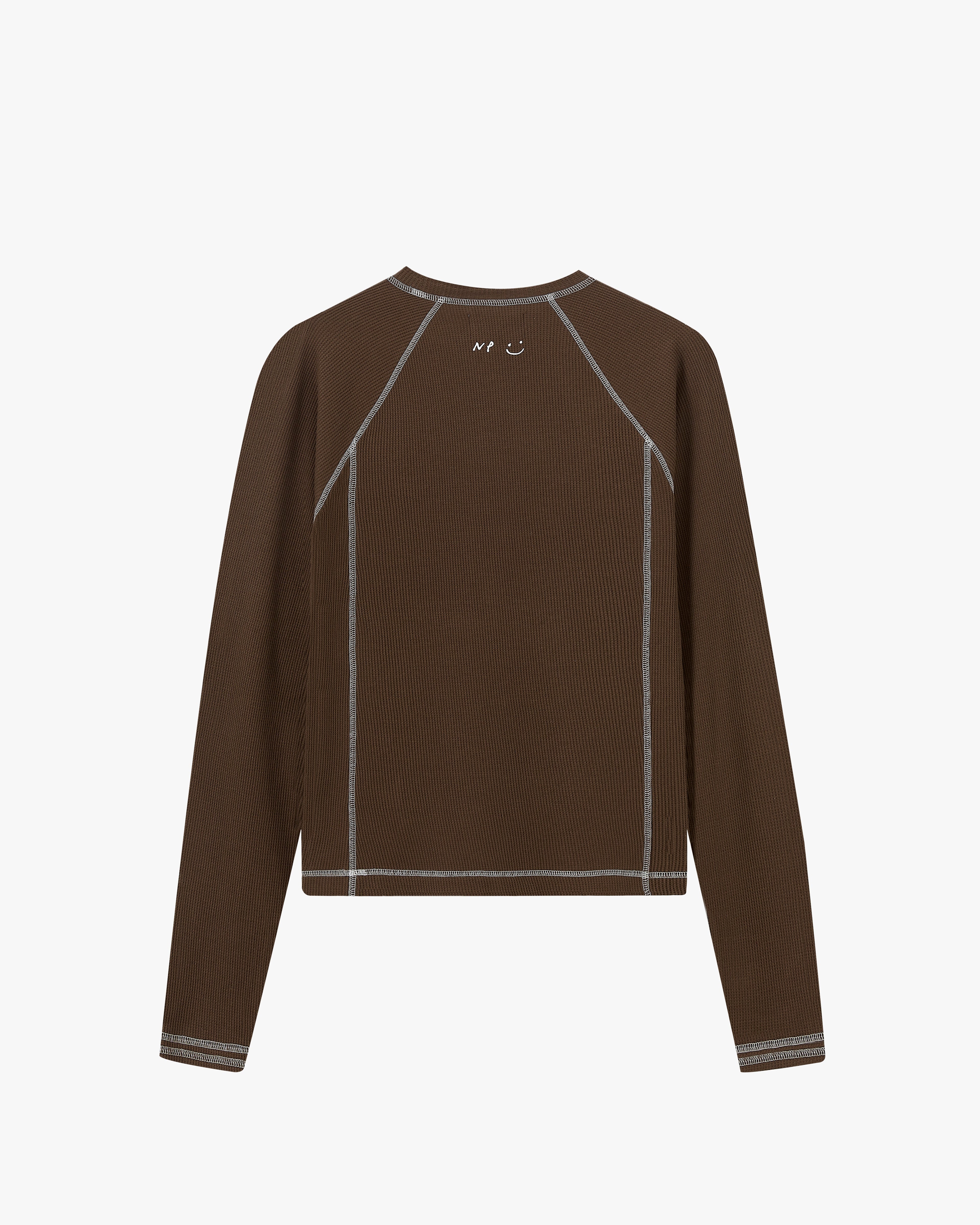 Waffle Long-Sleeve Tee 2 Pack Cocoa/Navy Nude Project México Oficial Nude Project Mexico