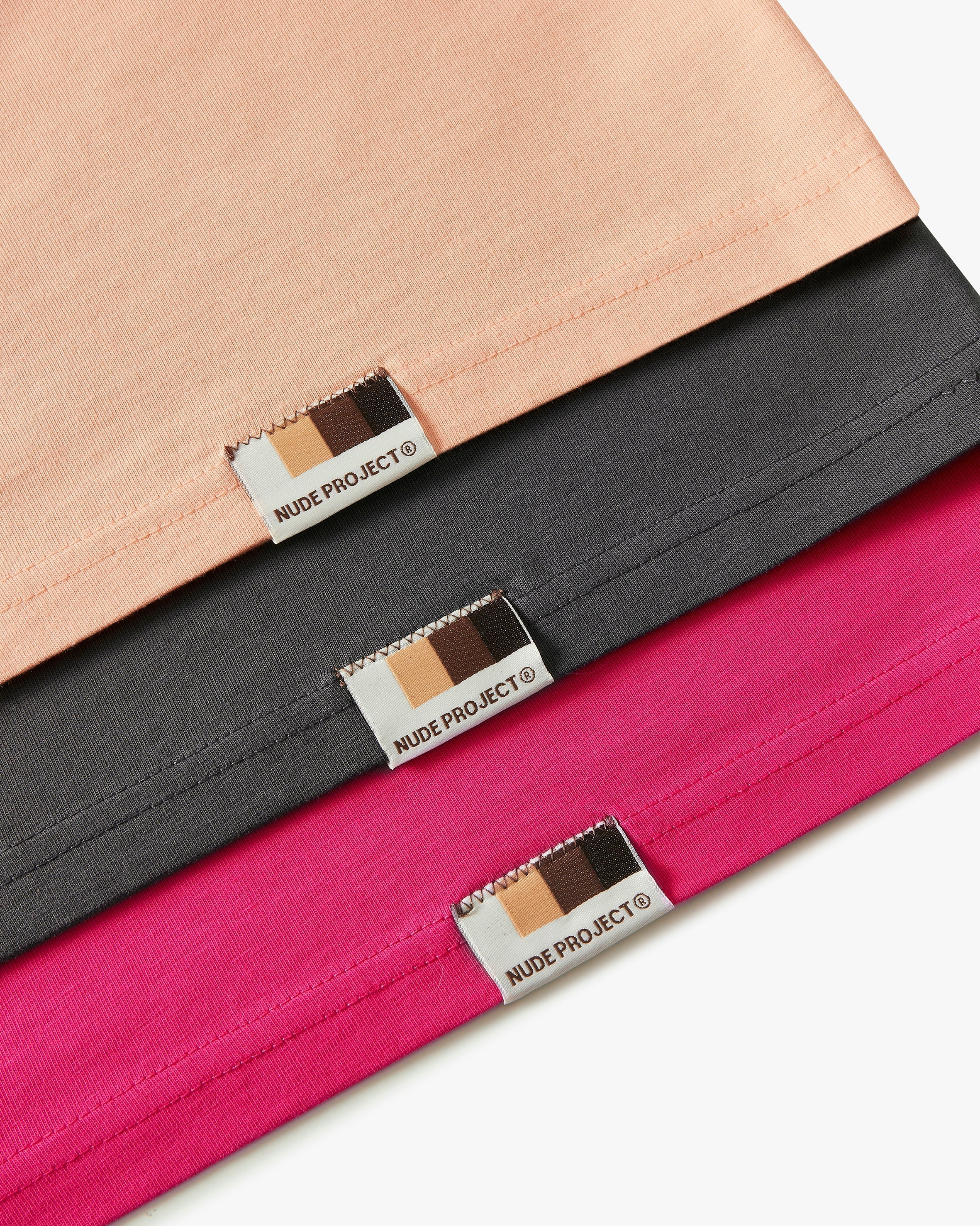 Basic Tee Salmon/Ash/Pink 3Xpack