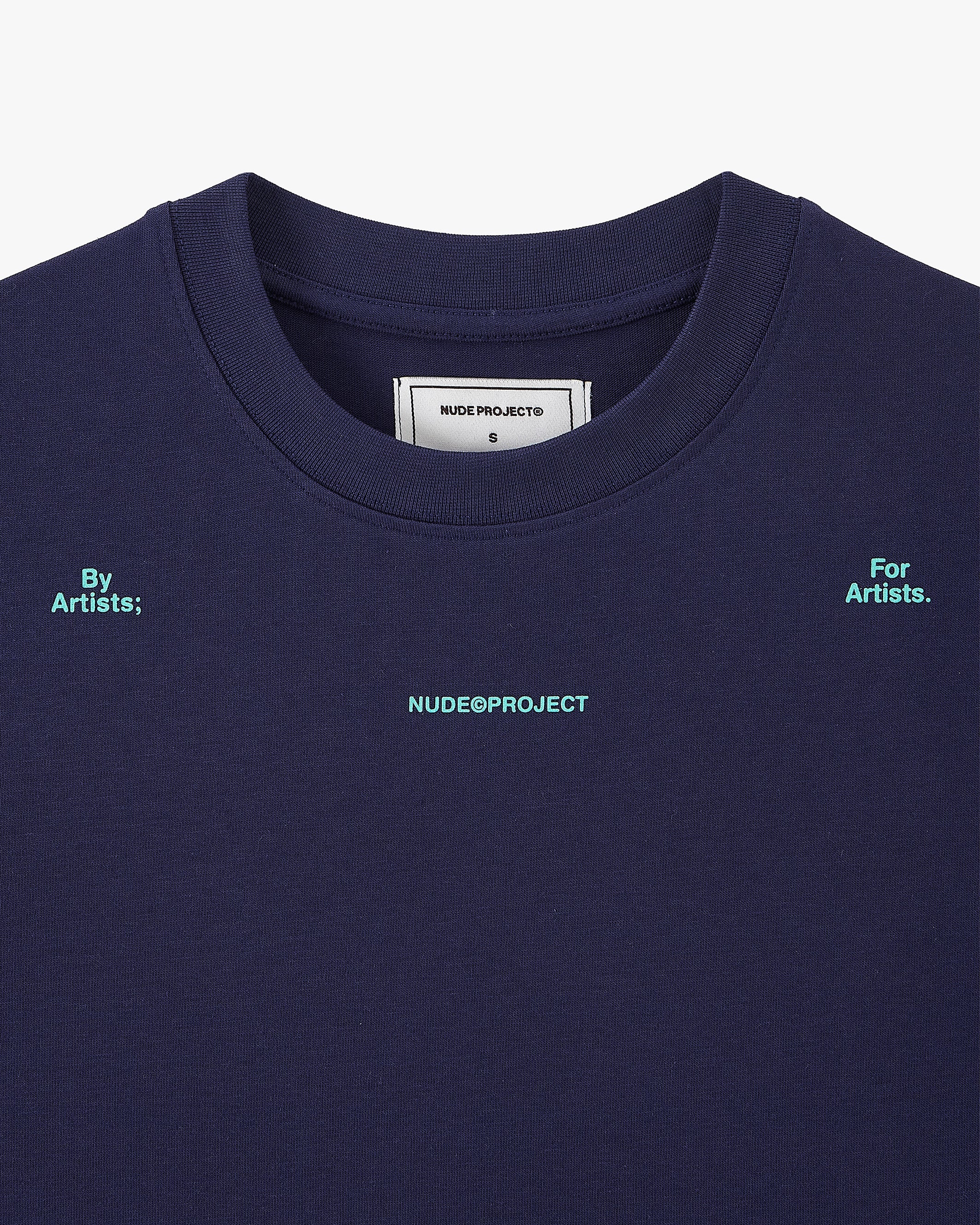 Fine Art Tee Navy Nude Project México Oficial Nude Project Mexico