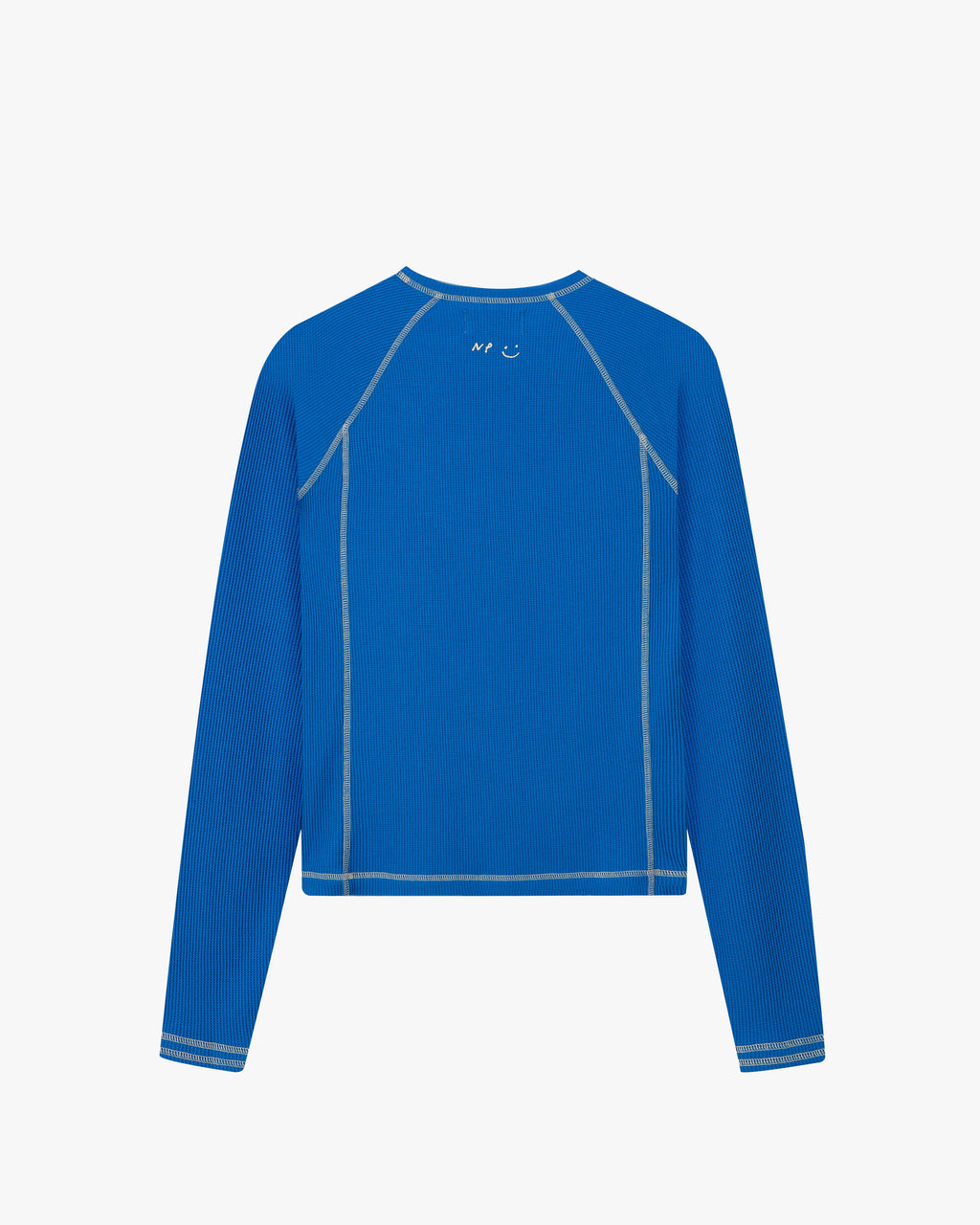 Waffle Long-Sleeve Tee 2 Pack Green/Blue