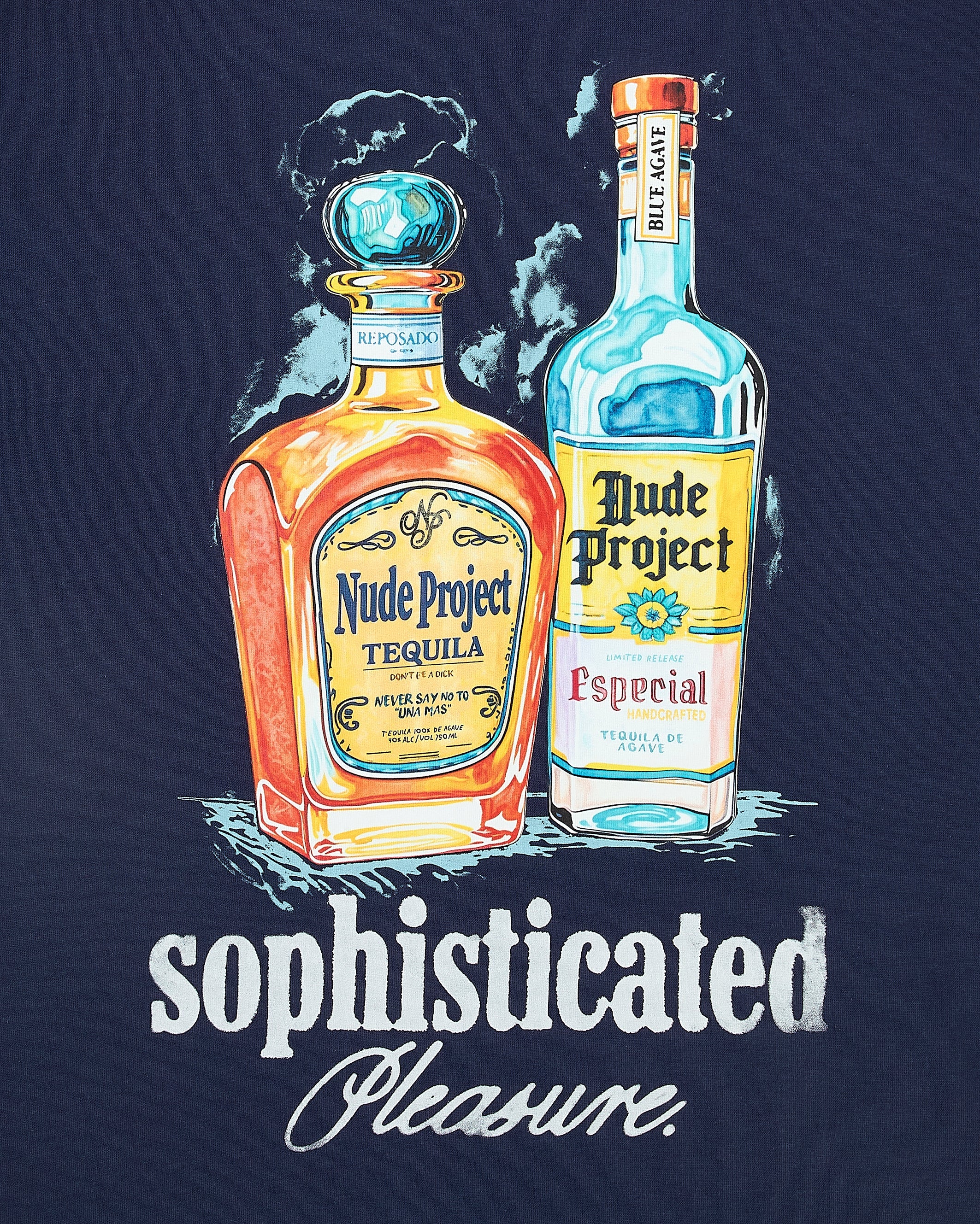 Pleasures Tee Navy Nude Project México Oficial Nude Project Mexico