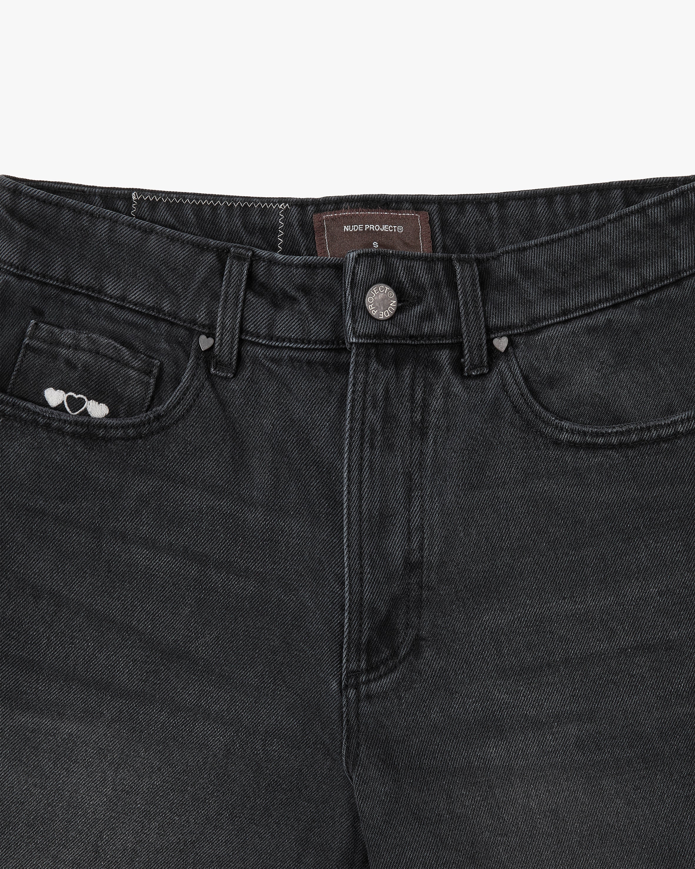 Basic Denim Shorts Black