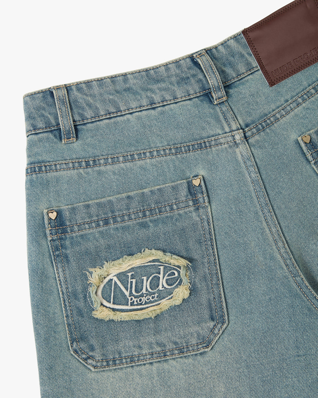 Basic Denim Shorts Sand Wash