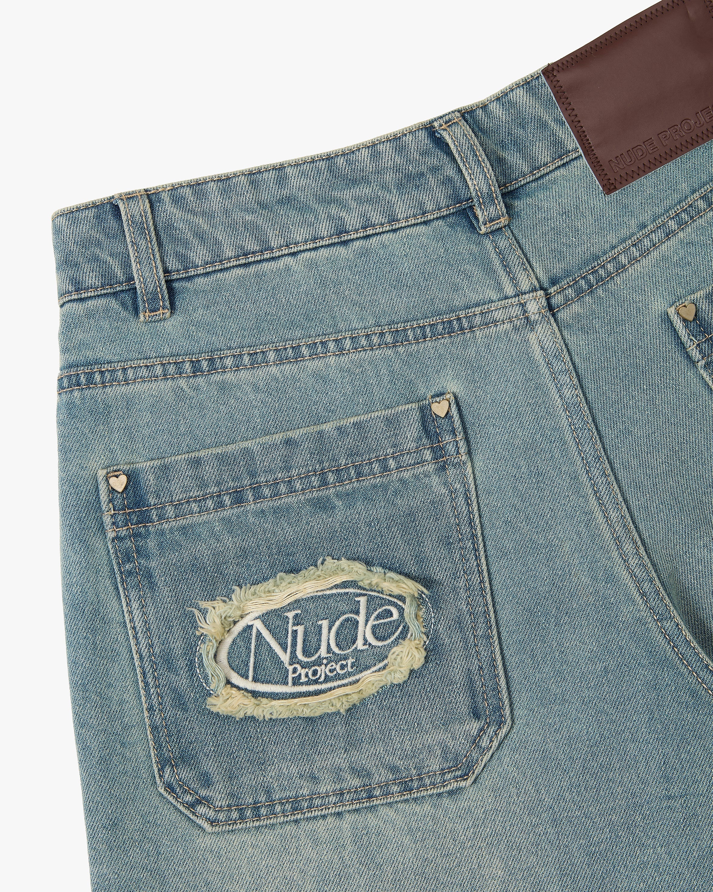 Basic Denim Shorts Sand Wash