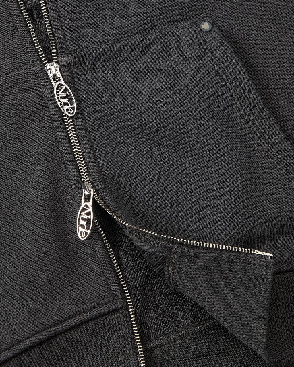 Beast Zip-Up Hoodie Ash Nude Project México Oficial Nude Project Mexico
