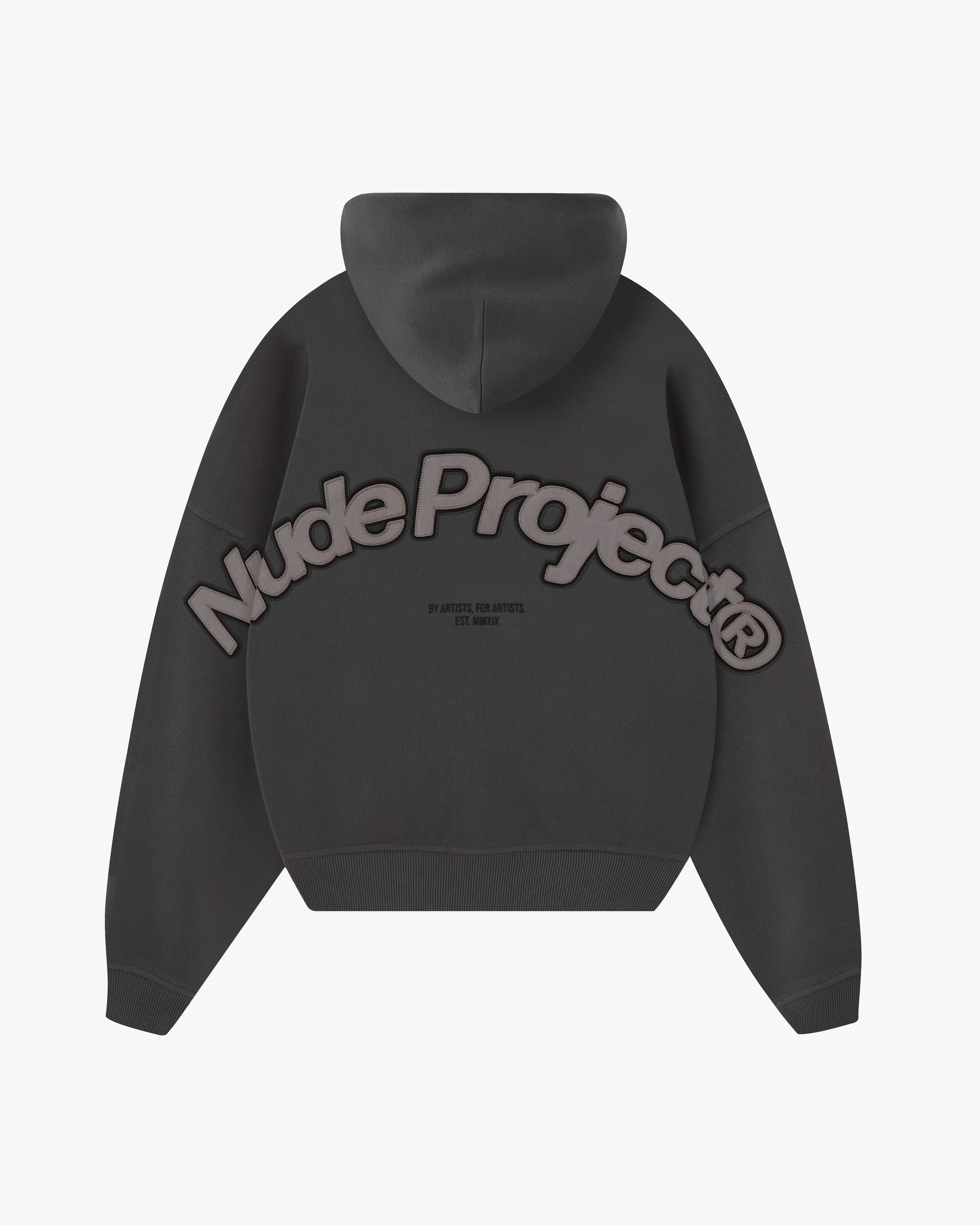 Beast Zip-Up Hoodie Ash Nude Project México Oficial Nude Project Mexico