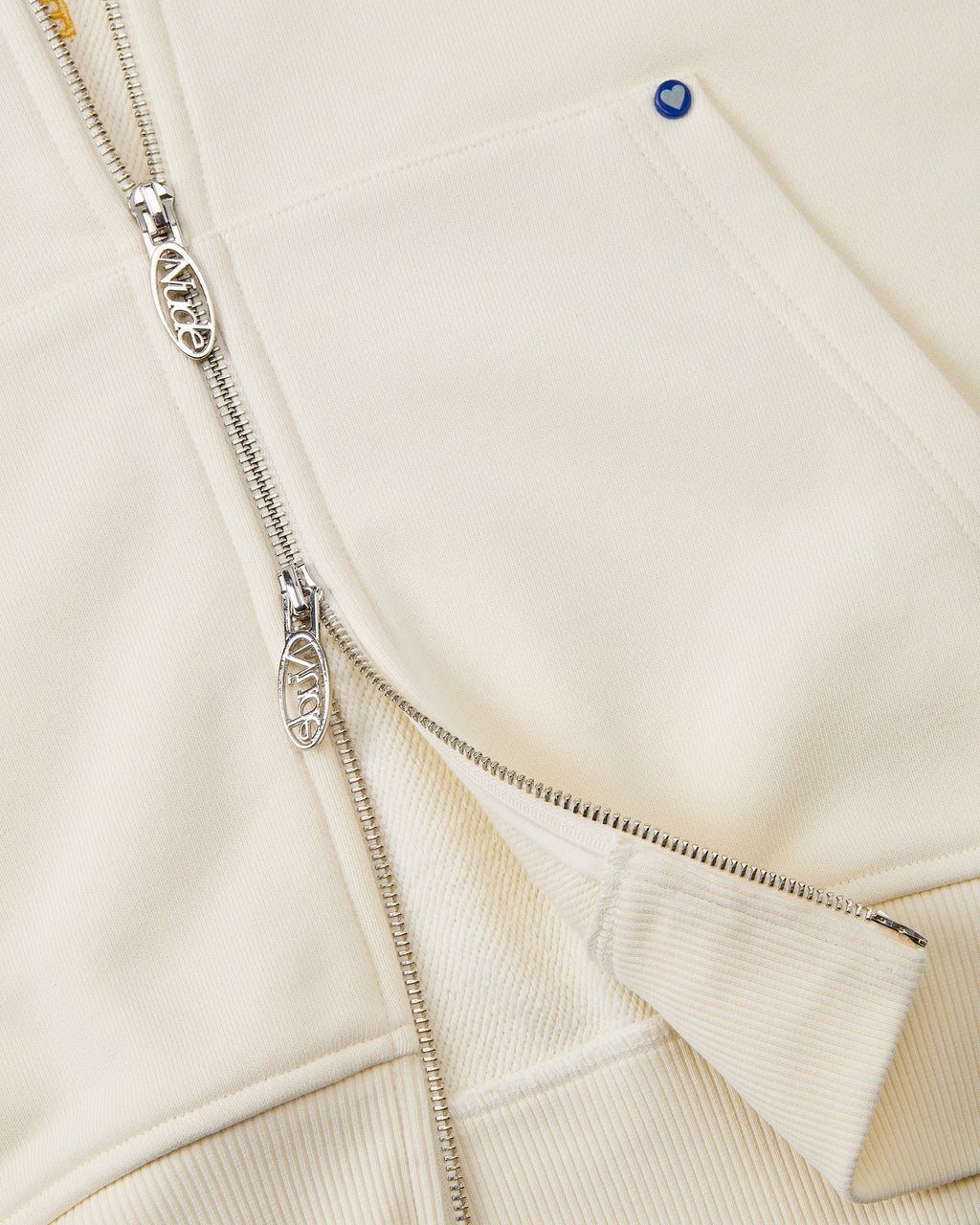 Beast Zip-Up Hoodie Marshmellow