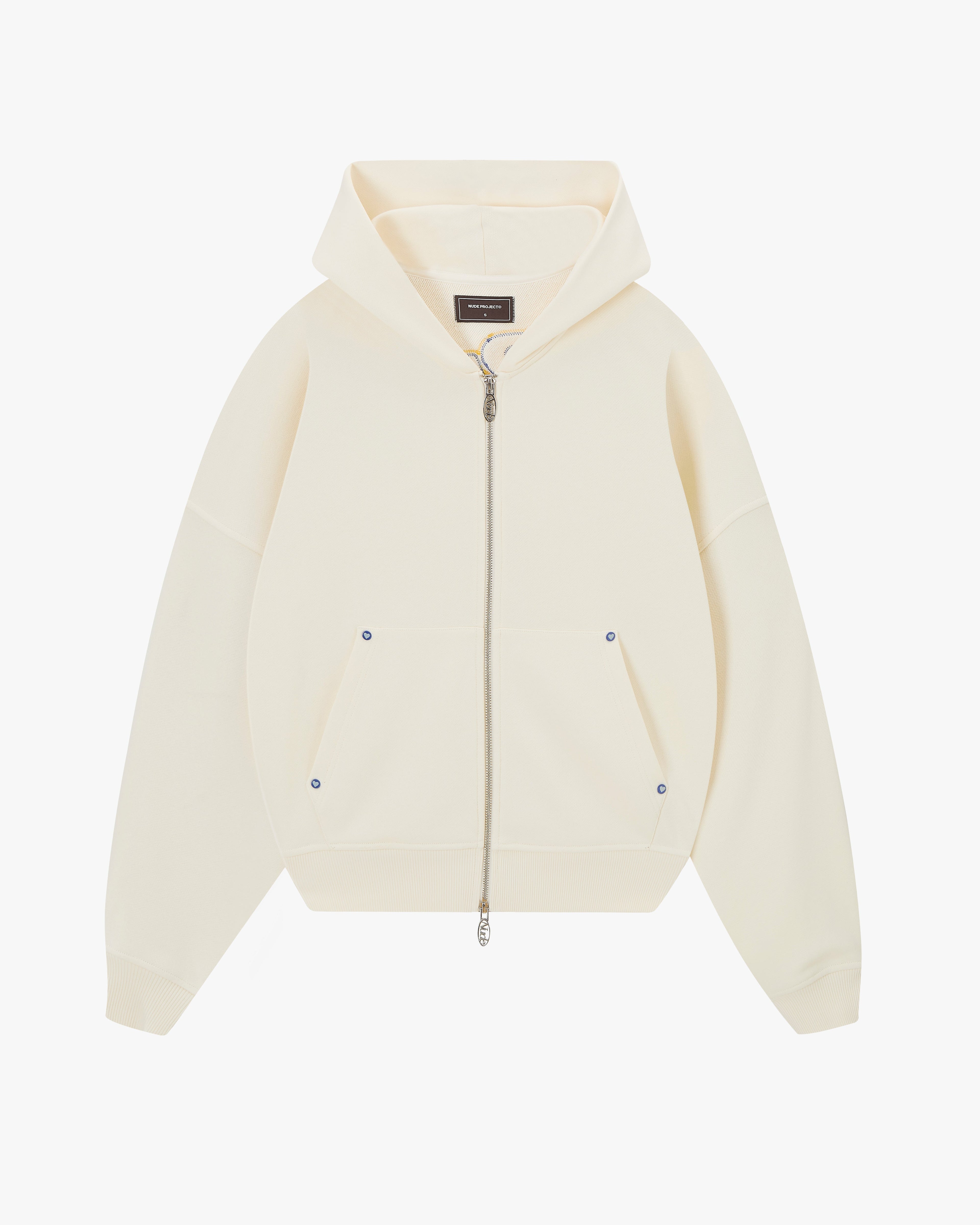 Beast Zip-Up Hoodie Marshmellow Nude Project México Oficial Nude Project Mexico