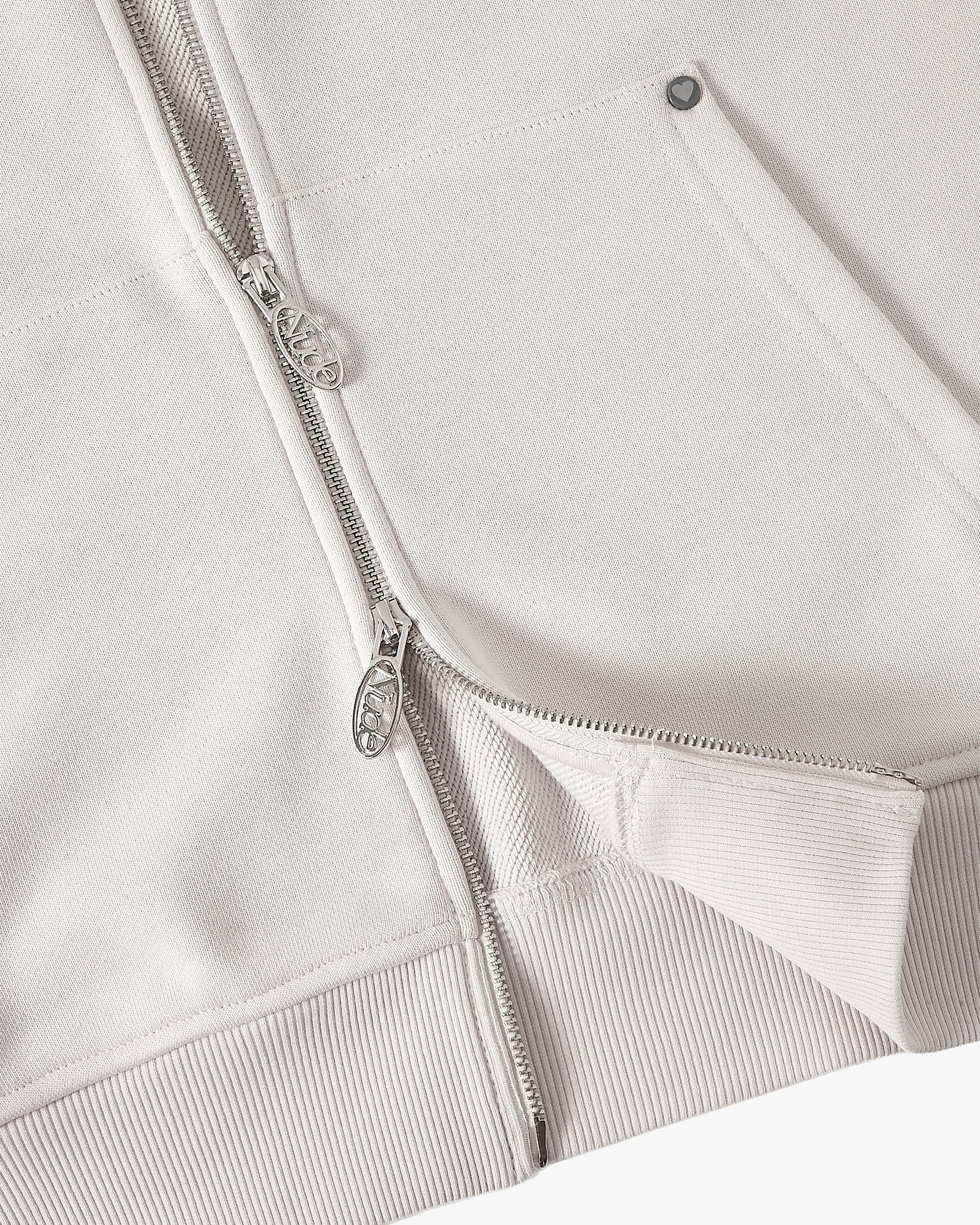 Beast Zip-Up Hoodie Grey Nude Project México Oficial Nude Project Mexico