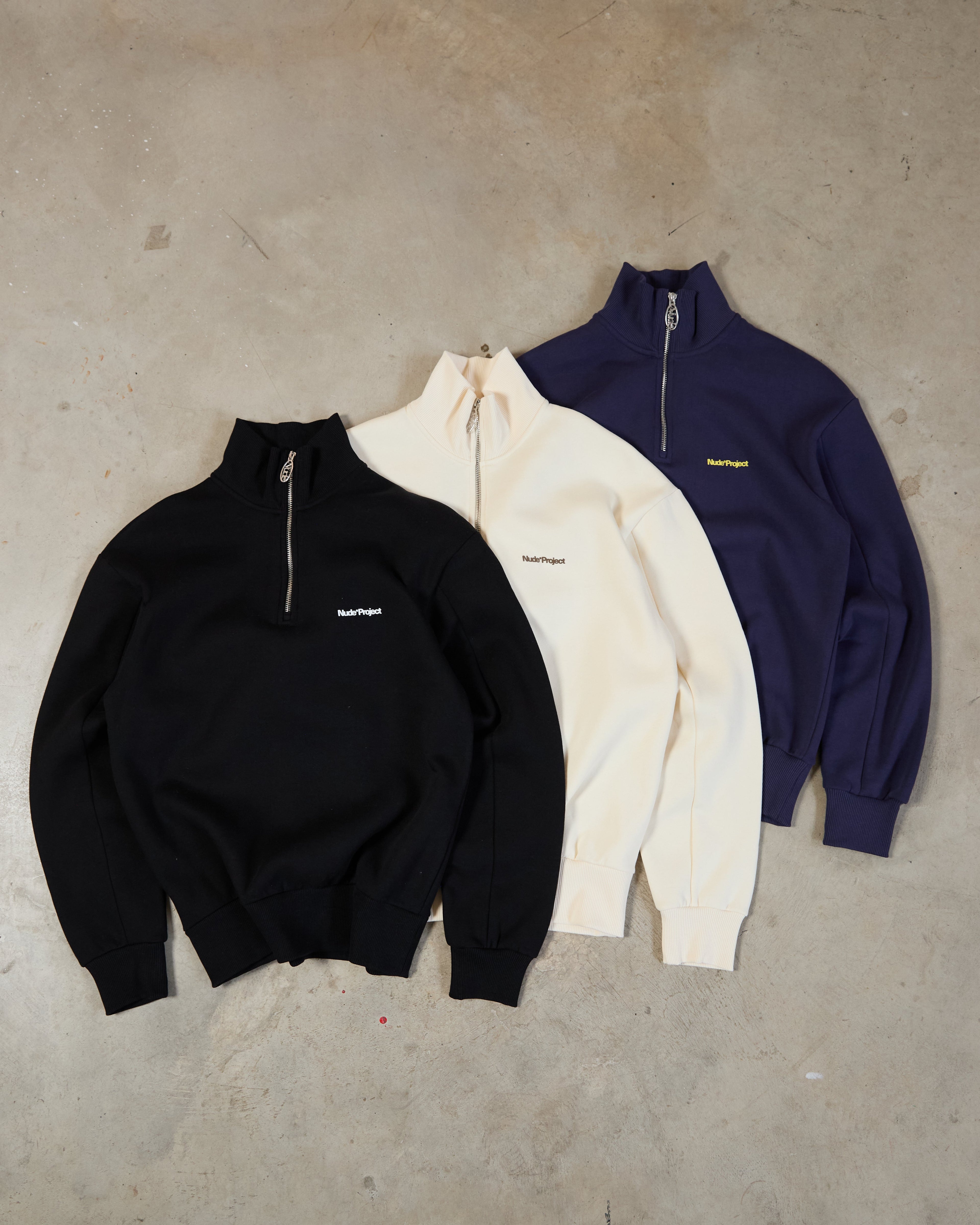 Origins Quarter-Zip Black Nude Project México Oficial Nude Project Mexico