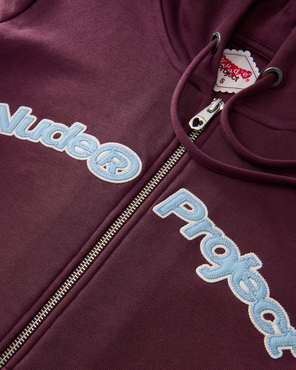 Margarita Zip-up Hoodie Burgundy