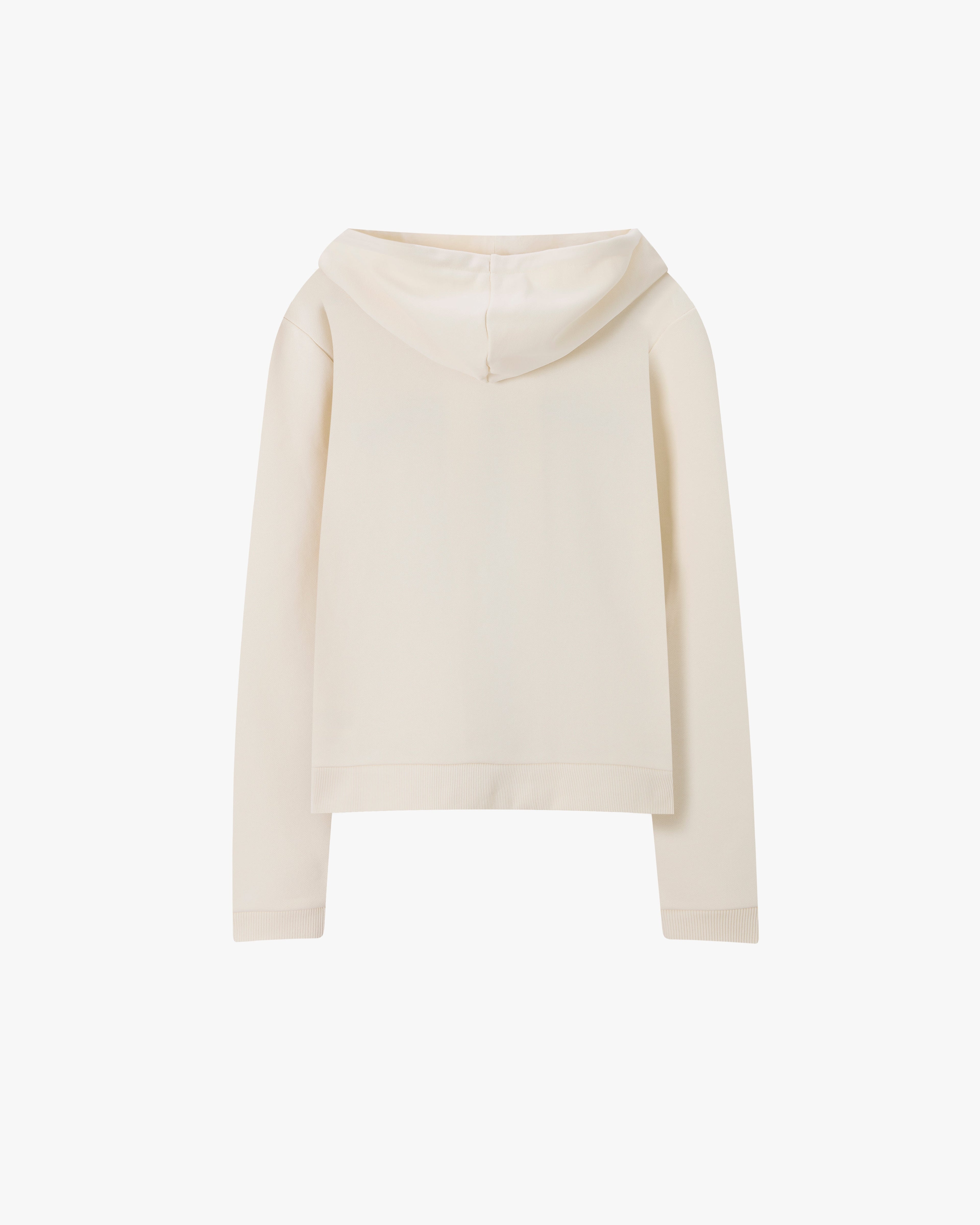 Margarita Zip-up Hoodie Ivory