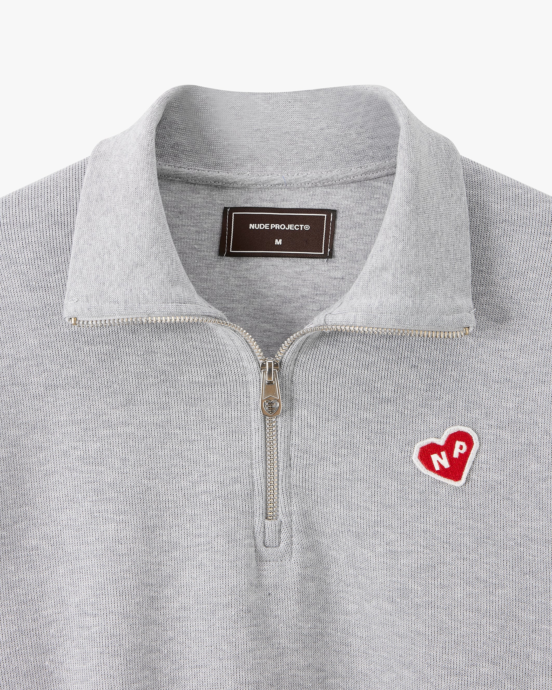 Cutie Heart Half-Zip Nude Project México Oficial Nude Project Mexico
