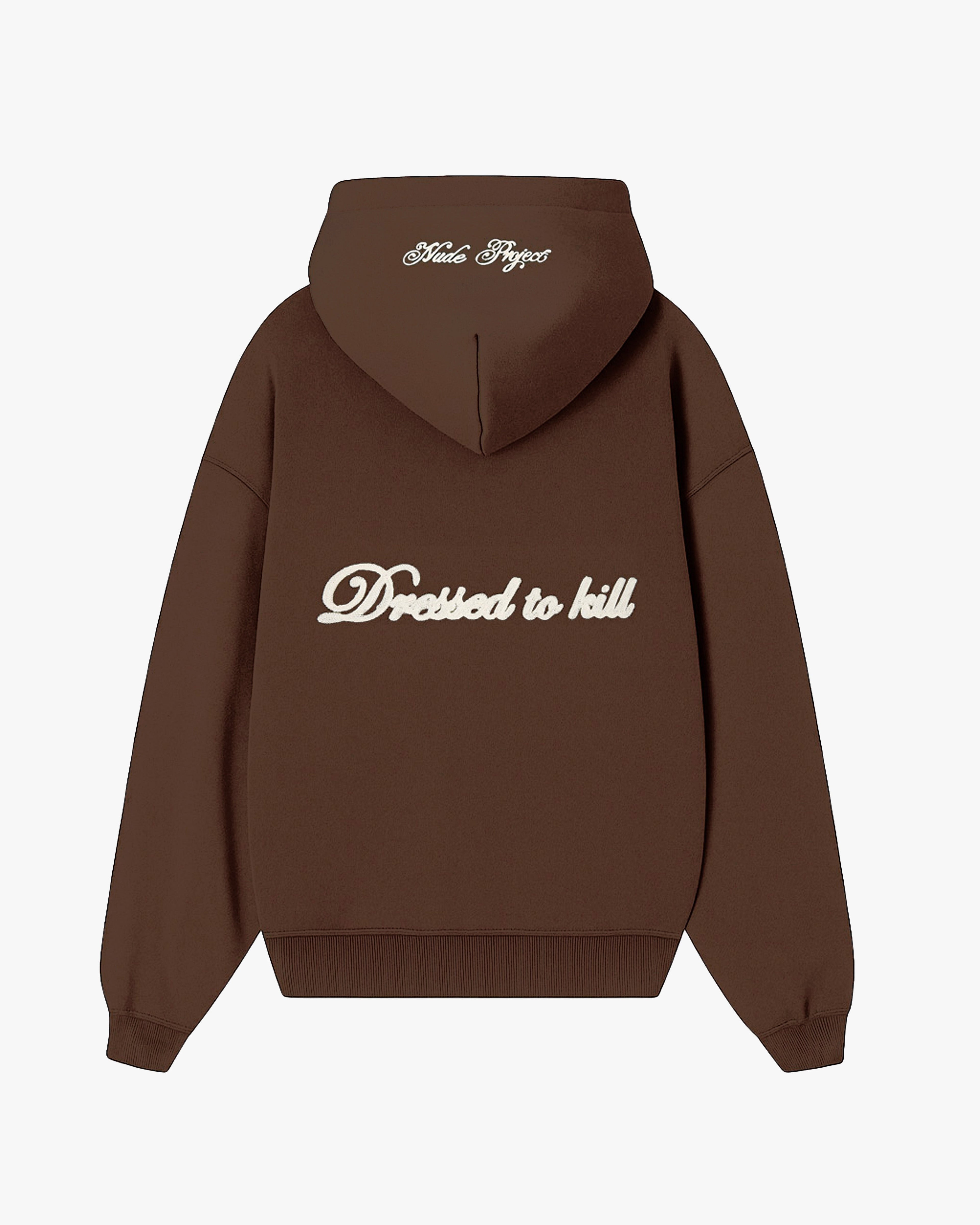 Kill Bill Zip-Up Hoodie Brown