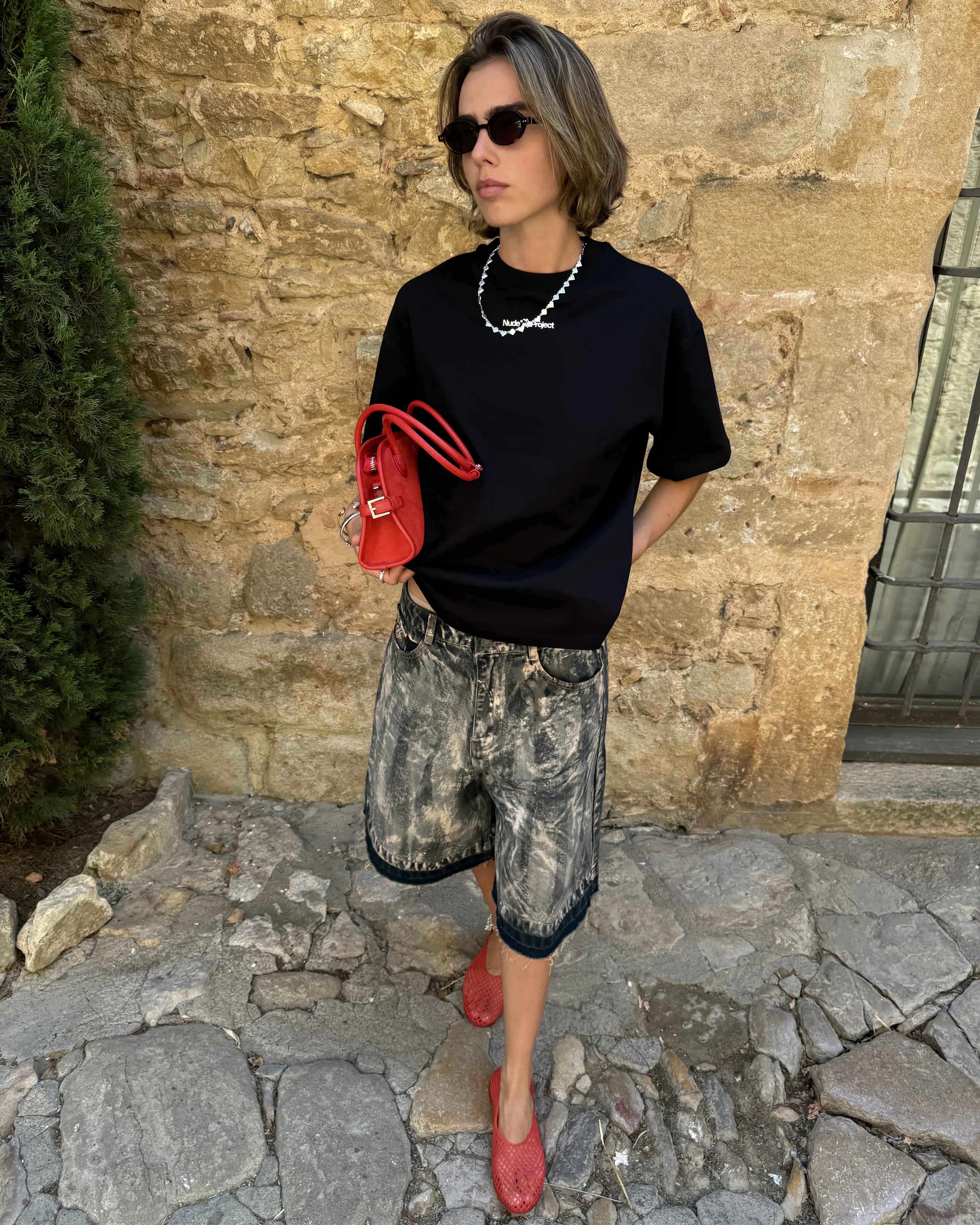 Cherry Logo Tee Black Nude Project México Oficial Nude Project Mexico