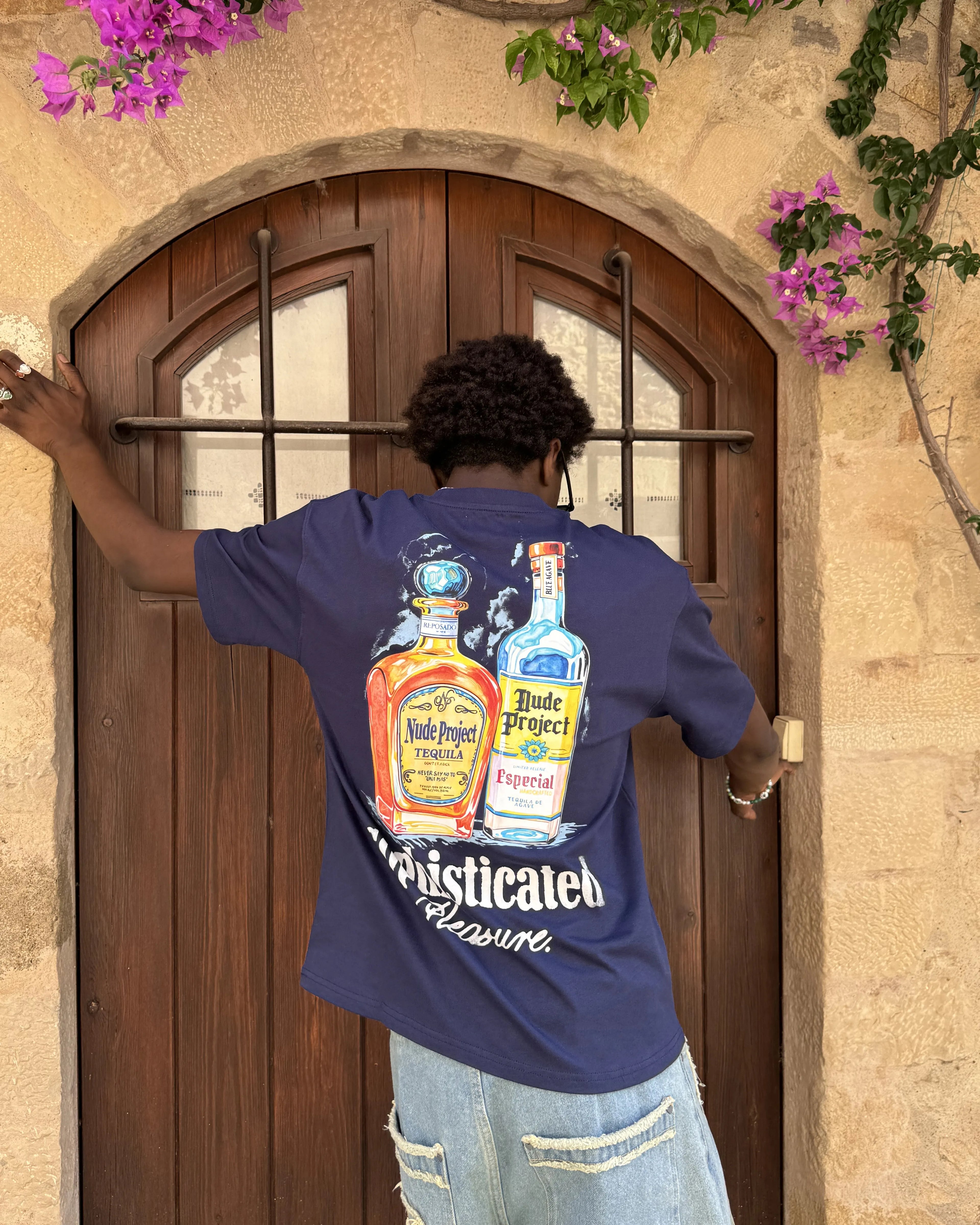 Pleasures Tee Navy Nude Project México Oficial Nude Project Mexico