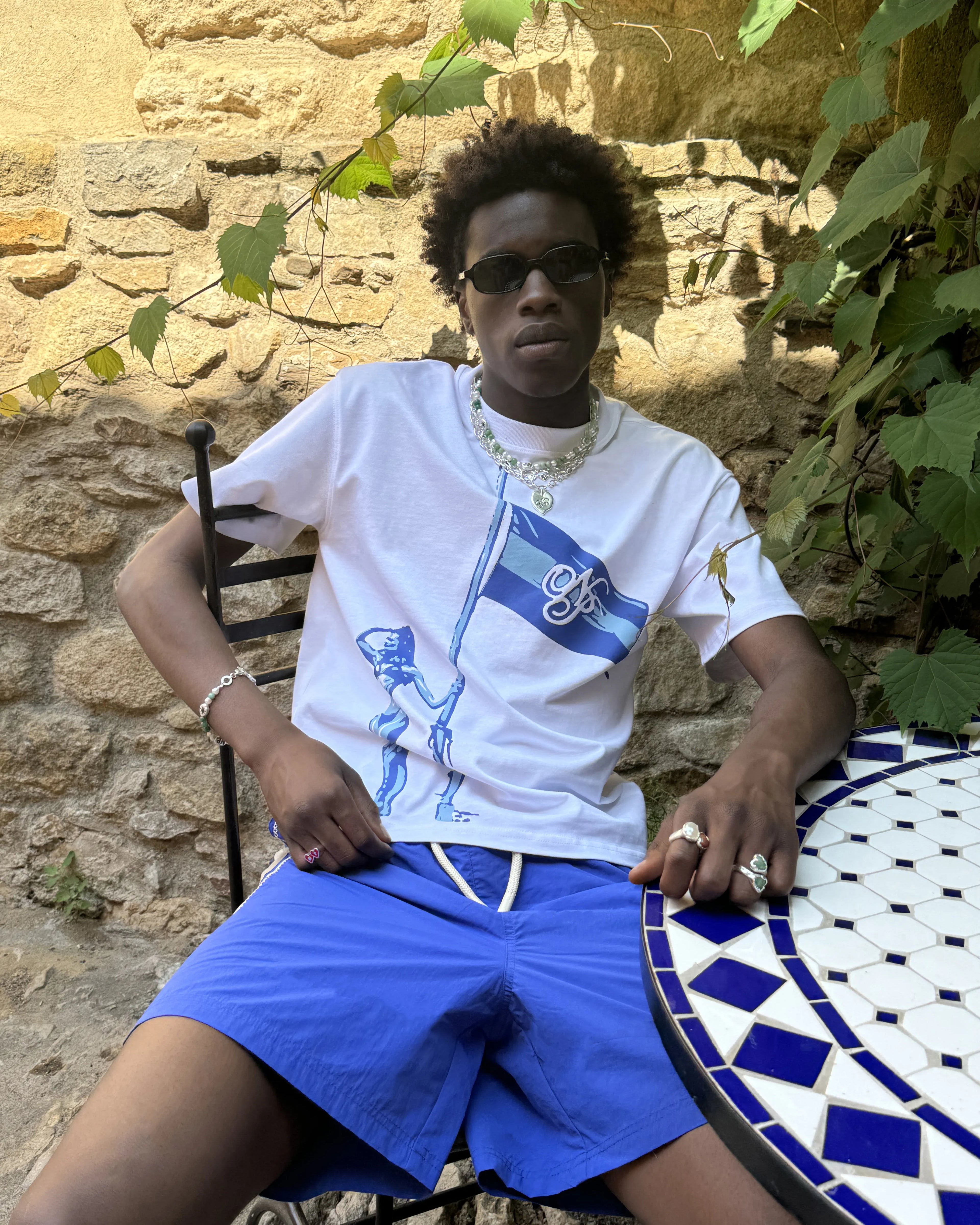 Flag Tee White