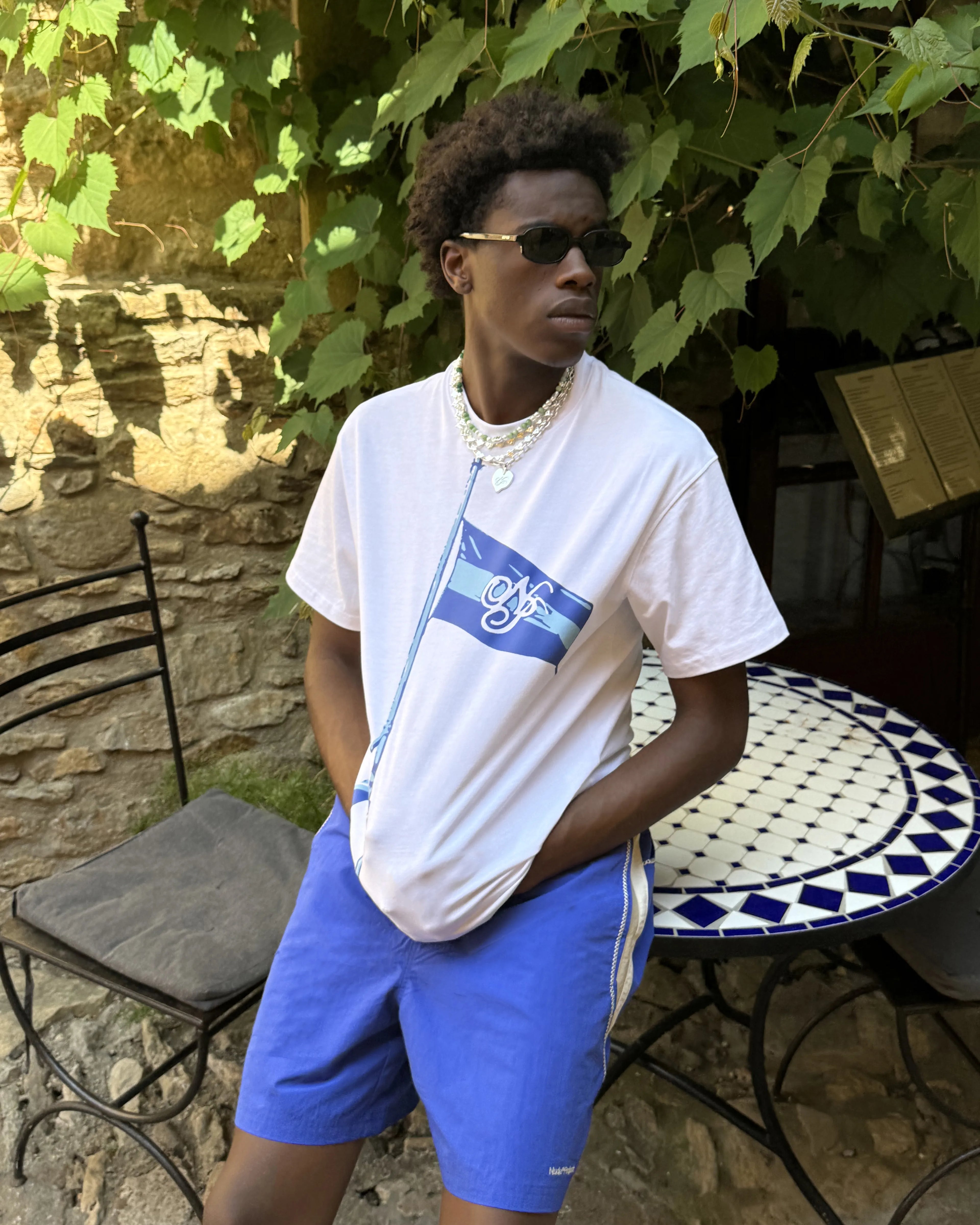 Flag Tee White