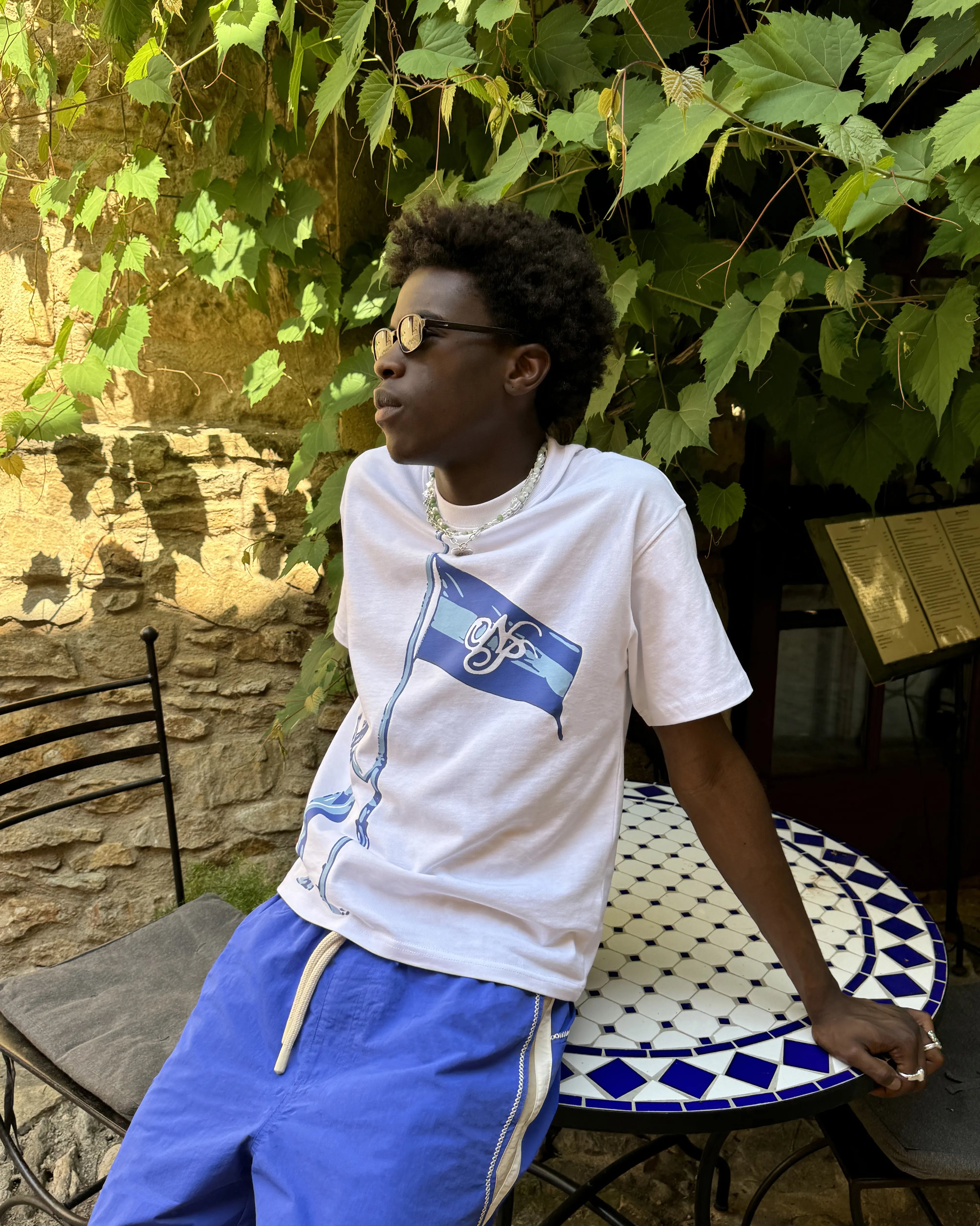 Flag Tee White