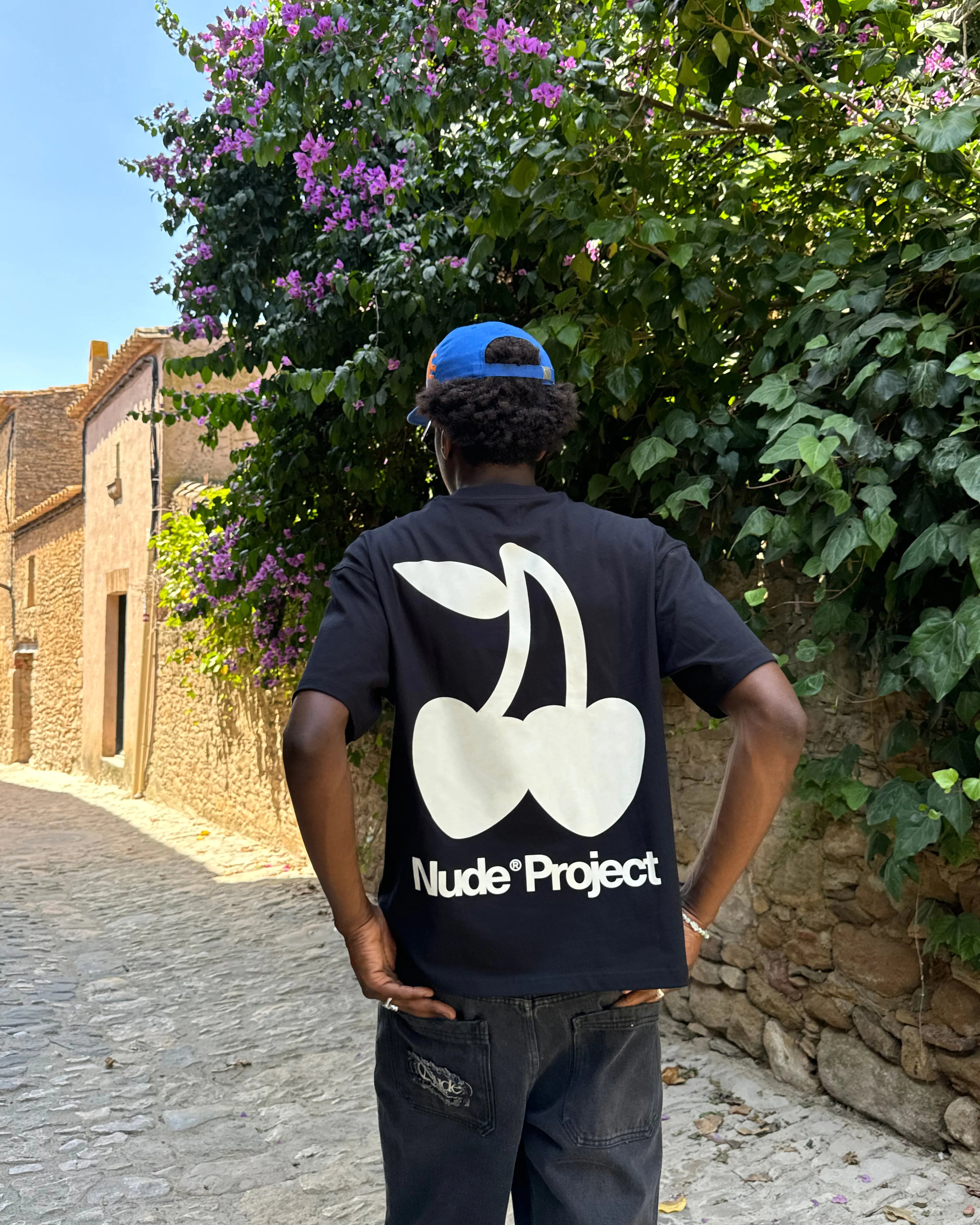 Cherry Logo Tee Black Nude Project México Oficial Nude Project Mexico
