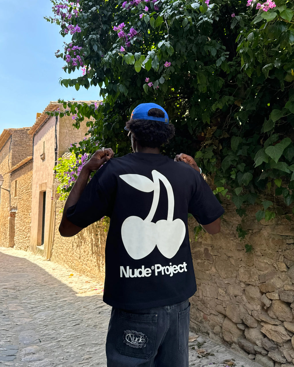 Cherry Logo Tee Black Nude Project México Oficial Nude Project Mexico