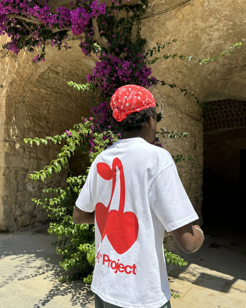Cherry Logo Tee White Nude Project México Oficial Nude Project Mexico