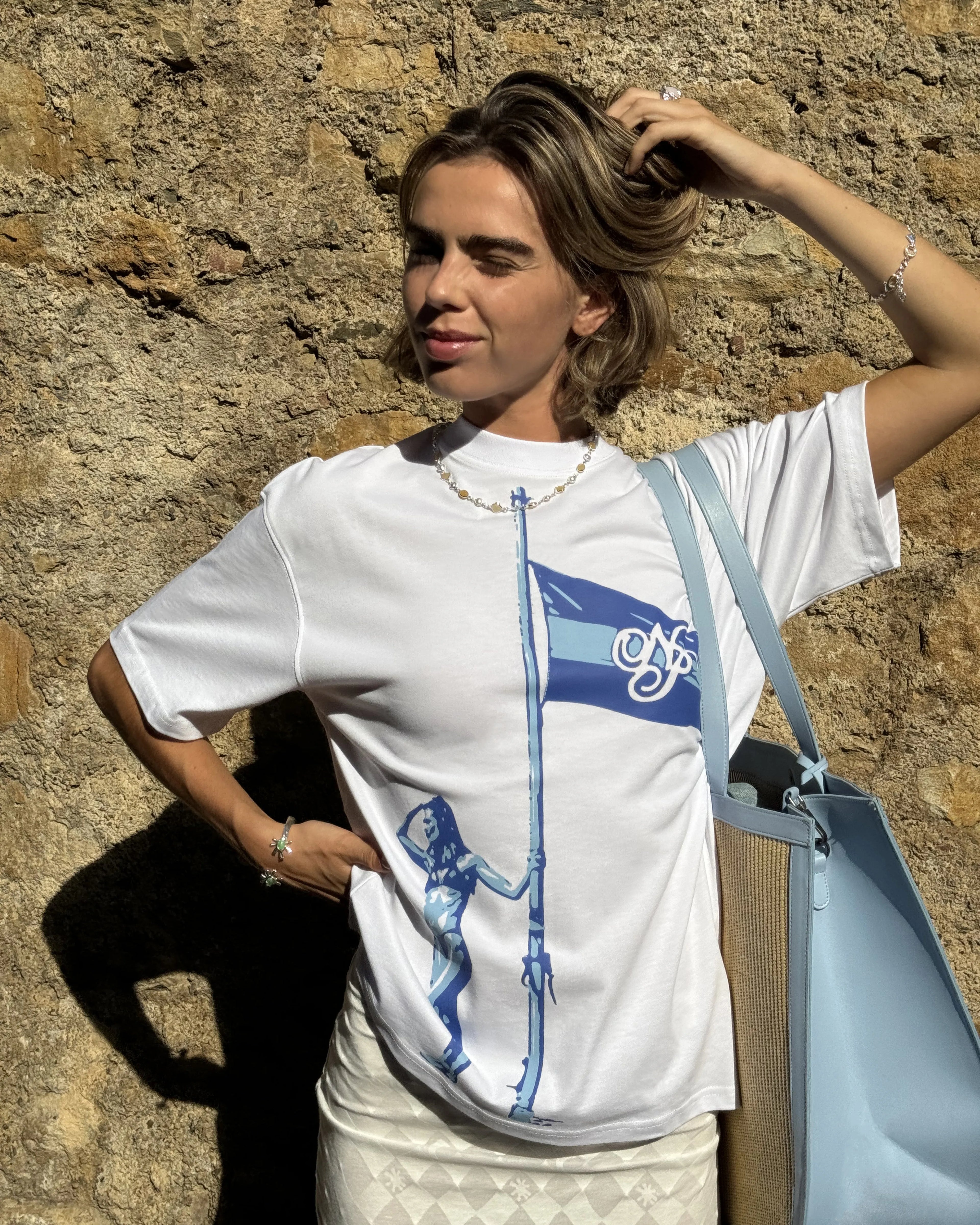Flag Tee White