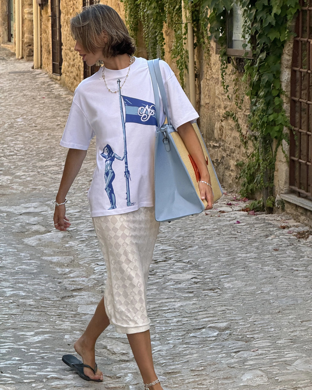 Flag Tee White Nude Project México Oficial Nude Project Mexico