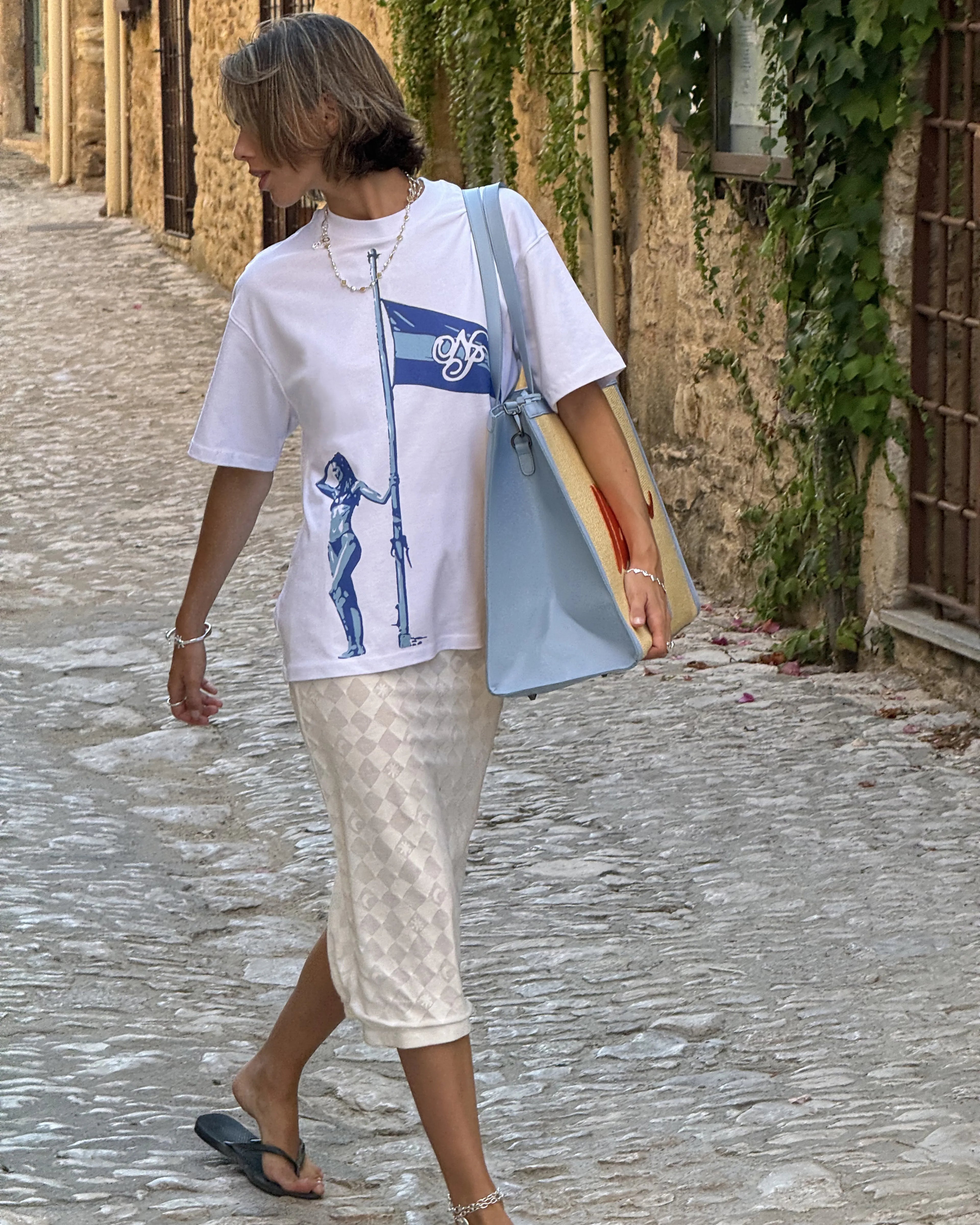 Flag Tee White