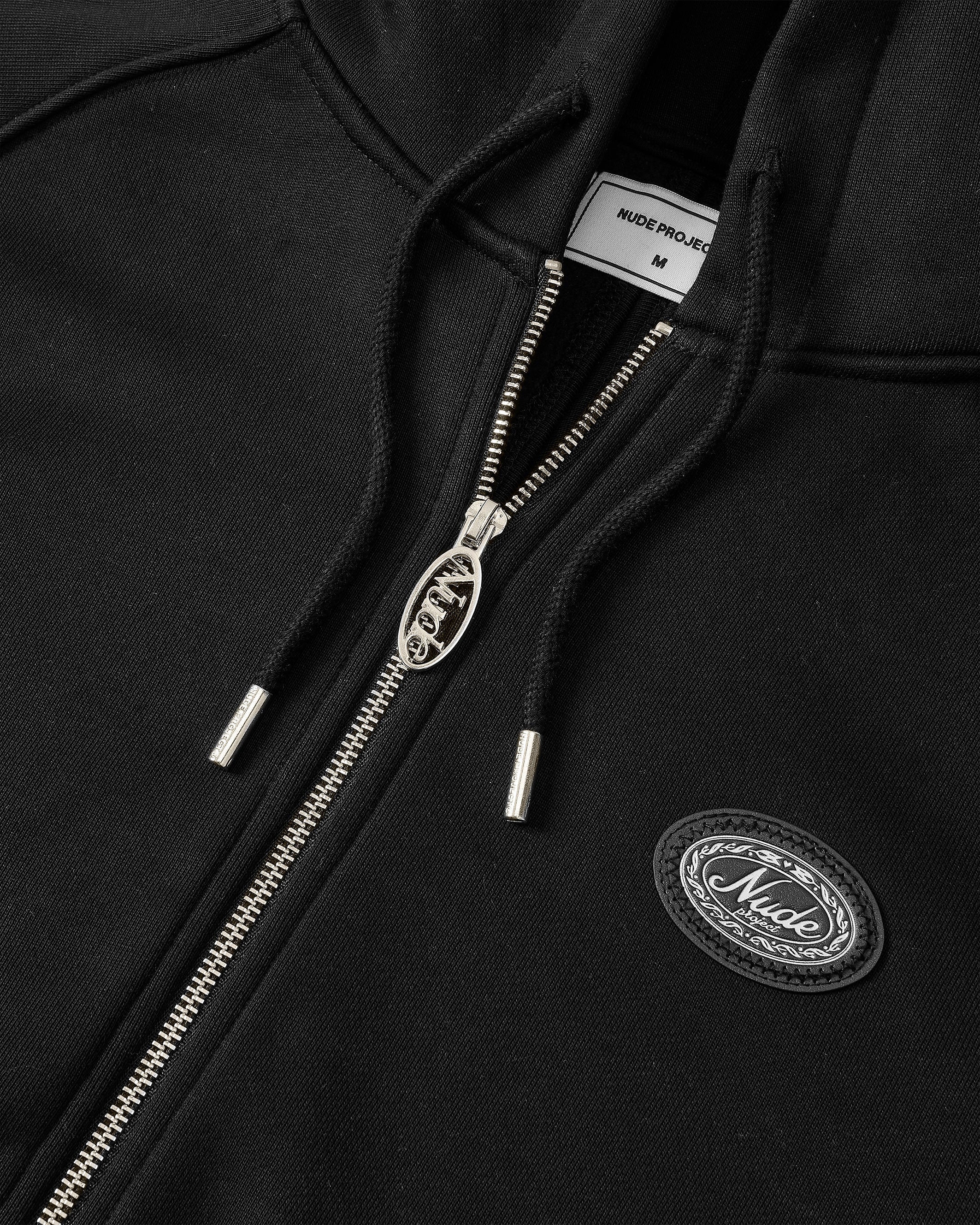 Essentials Zip-Up Hoodie Black