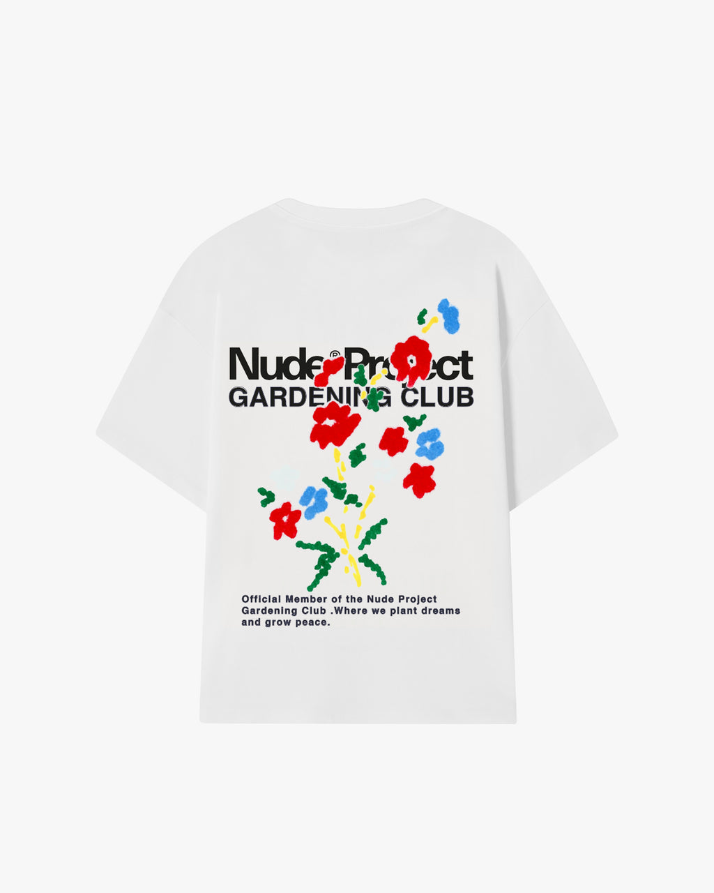 Floreta Tee White Nude Project México Oficial Nude Project Mexico