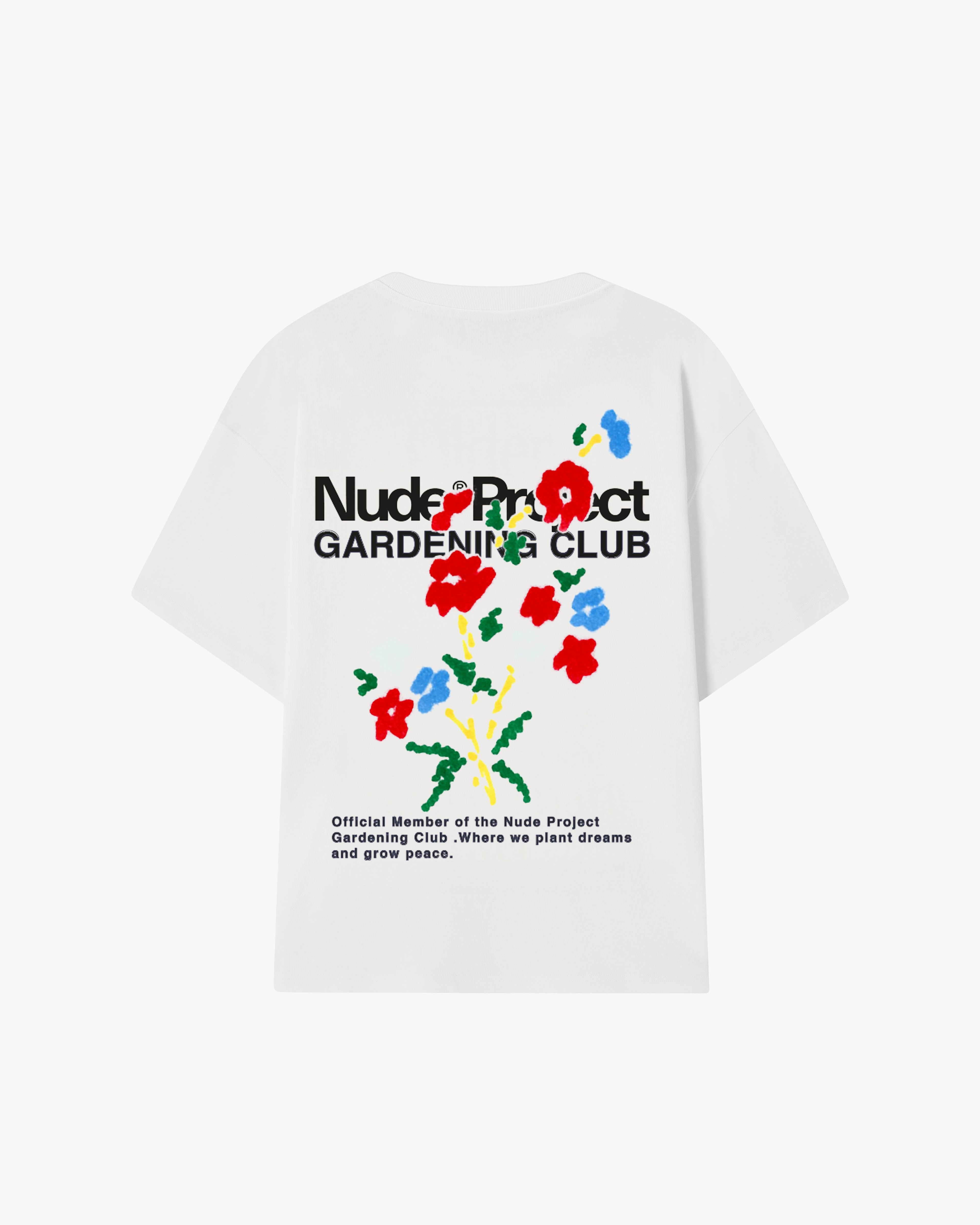 Floreta Tee White Nude Project México Oficial Nude Project Mexico