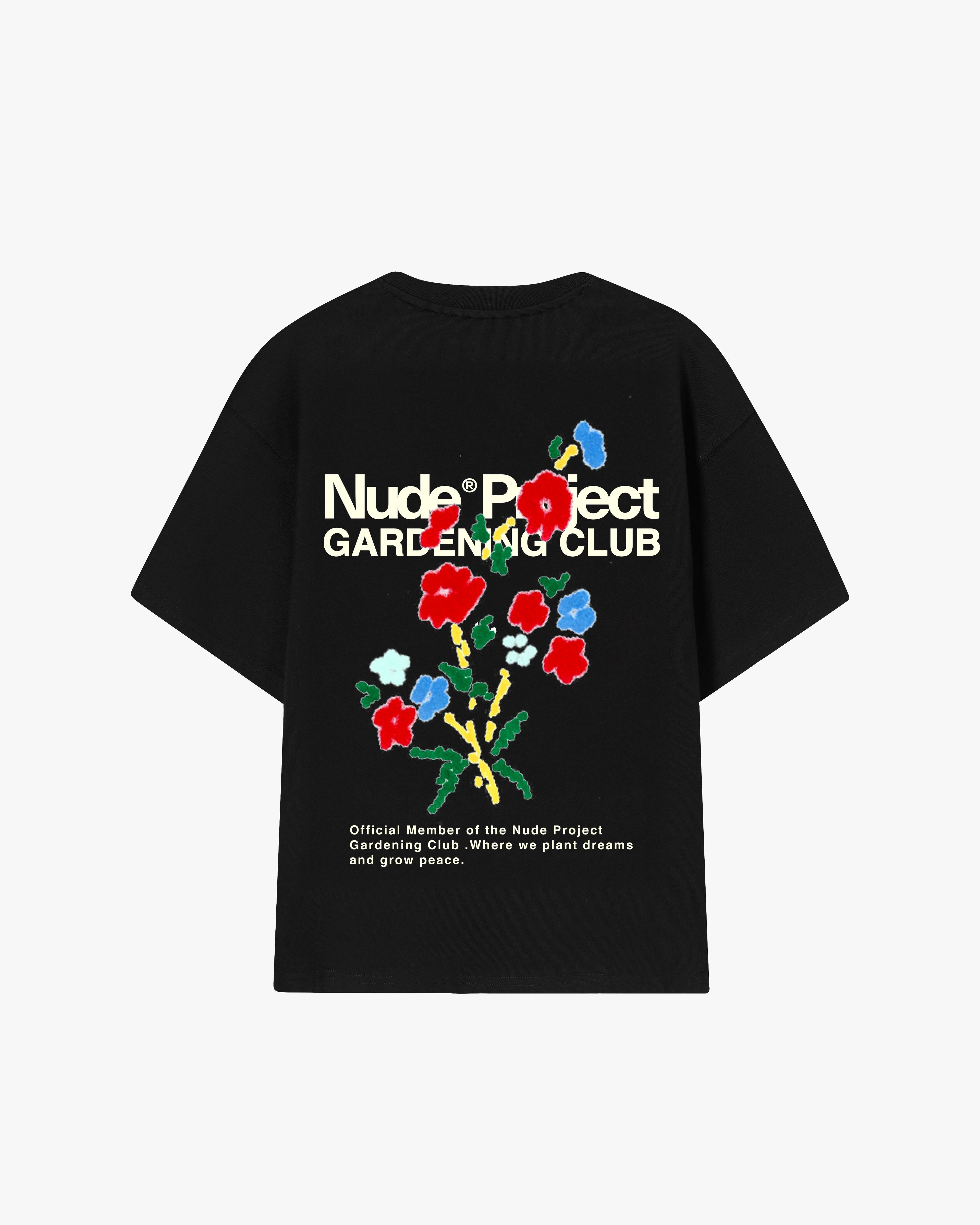 Floreta Tee Black Nude Project México Oficial Nude Project Mexico