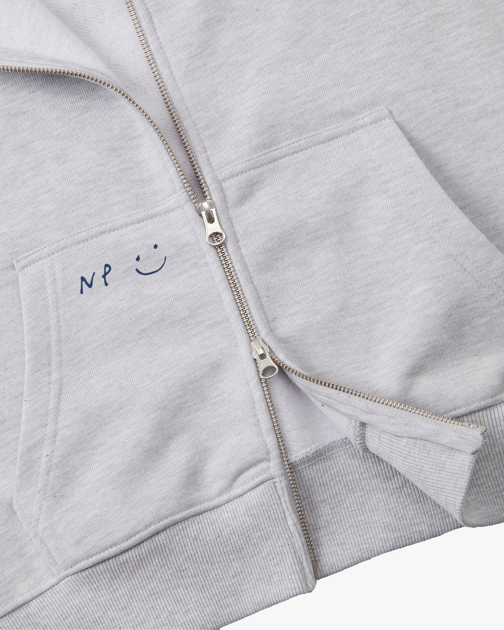 Global Soon Zip-Up Hoodie Grey Nude Project México Oficial Nude Project Mexico