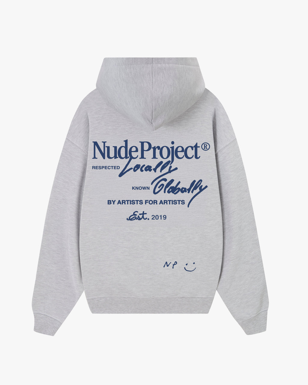 Global Soon Zip-Up Hoodie Grey Nude Project México Oficial Nude Project Mexico