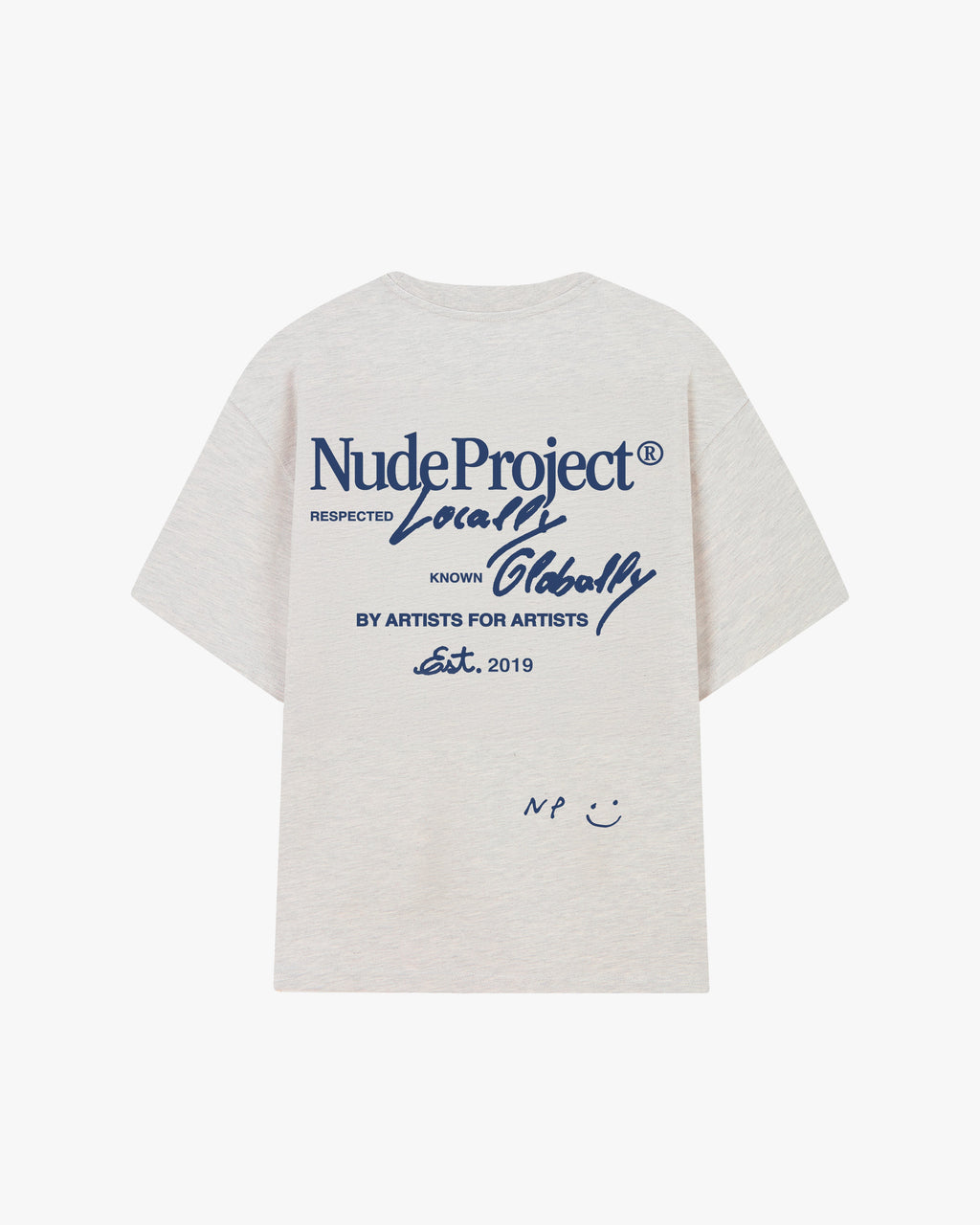 Global Soon Tee Grey Nude Project México Oficial Nude Project Mexico