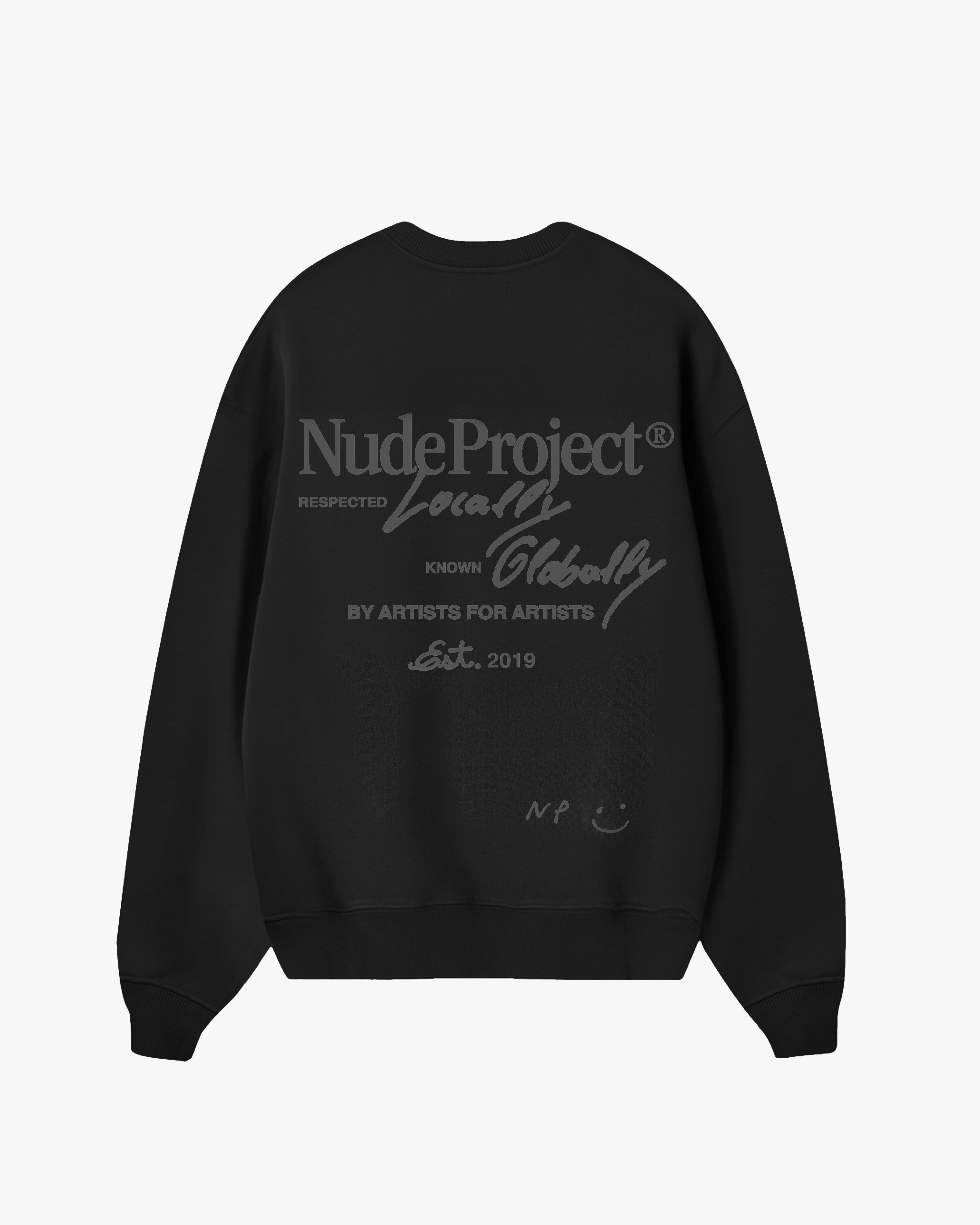 Global Soon Sweatshirt Black Nude Project México Oficial Nude Project Mexico
