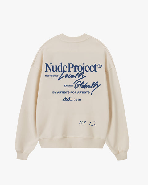 Global Soon Sweatshirt Marshmallow