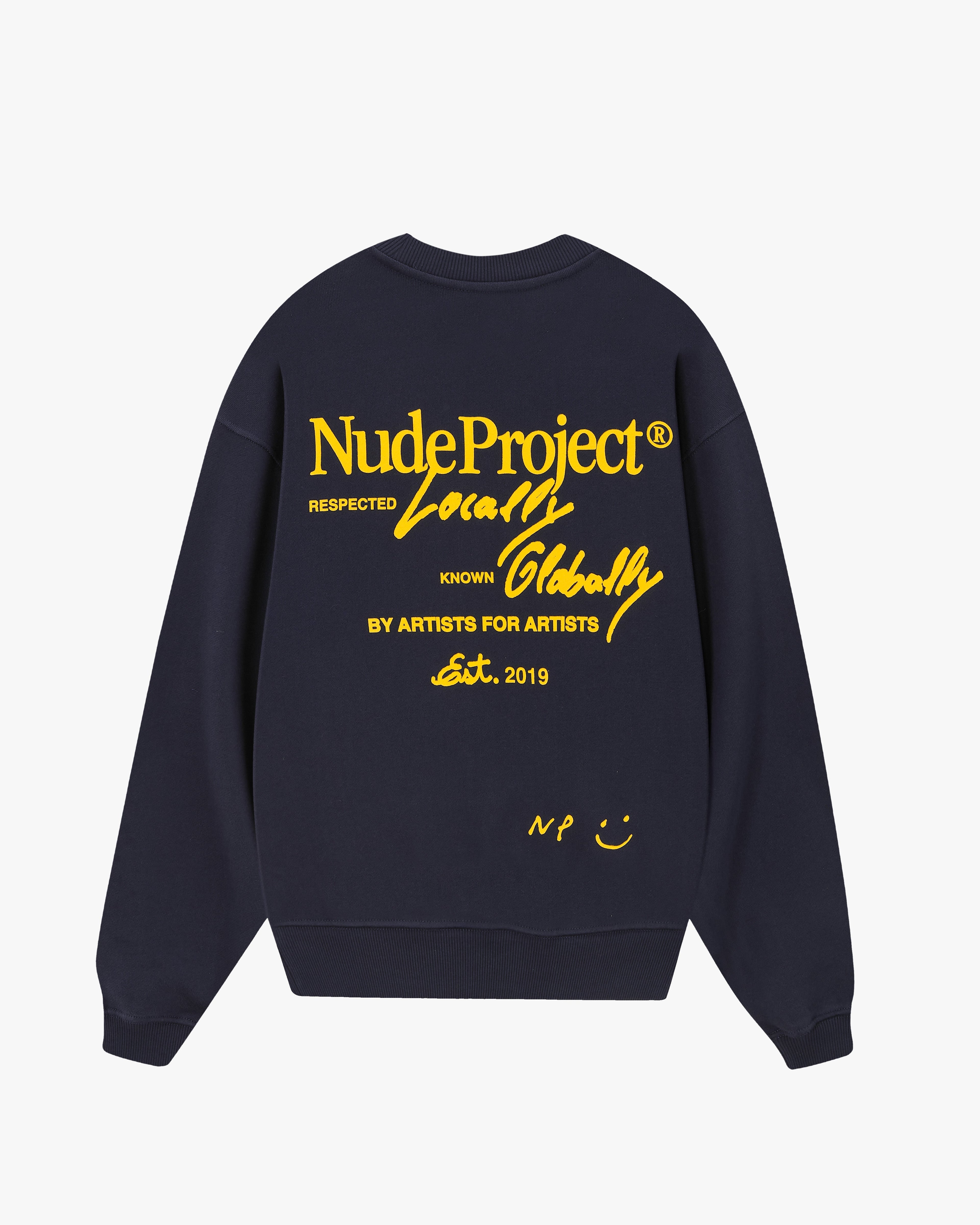 Global Soon Sweatshirt Navy Nude Project México Oficial Nude Project Mexico